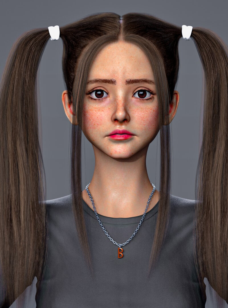 FDF Lubrica Morph for Genesis 9 3D Render, Digital Artwork by FDFan