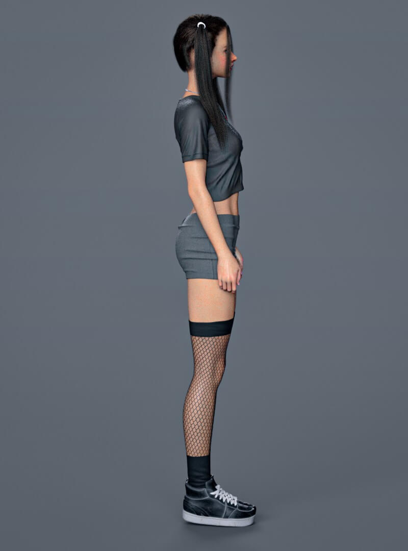 FDF Lubrica Morph for Genesis 9 3D Render, Digital Artwork by FDFan