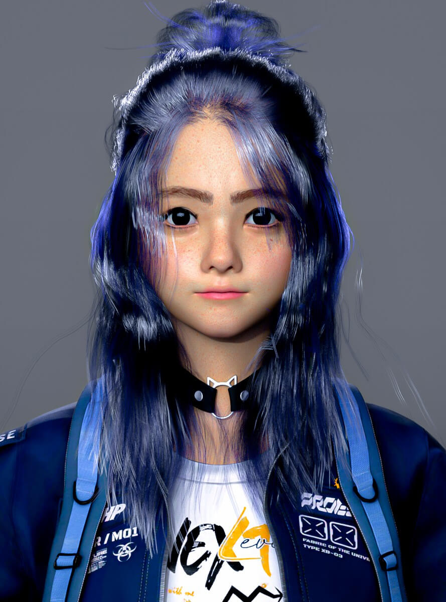 FDF Raya for Genesis 9 3D Render, Digital Artwork by FDFan