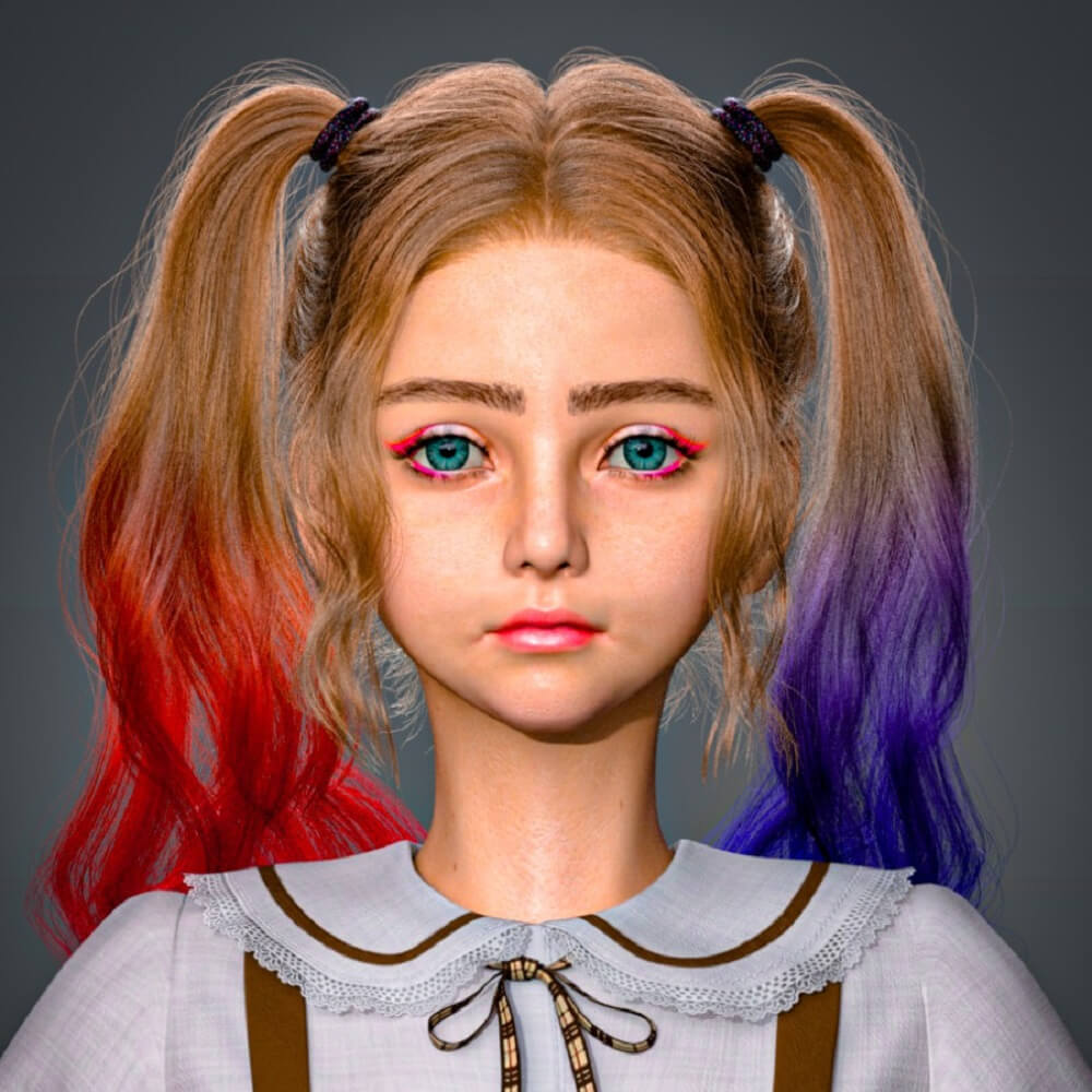 FDF Sisilia for Genesis 9 3D Render, Digital Artwork by FDFan