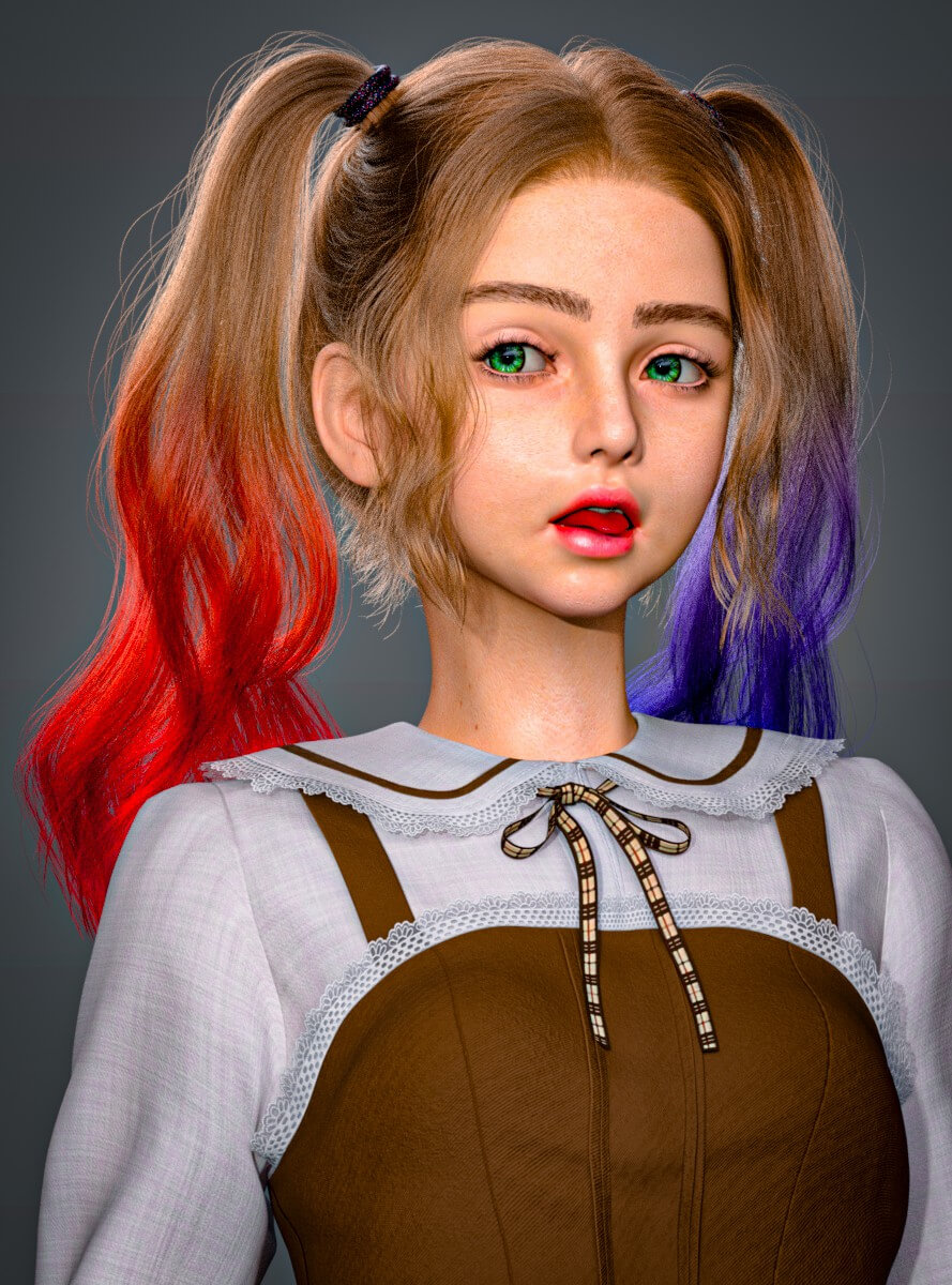 FDF Sisilia for Genesis 9 3D Render, Digital Artwork by FDFan