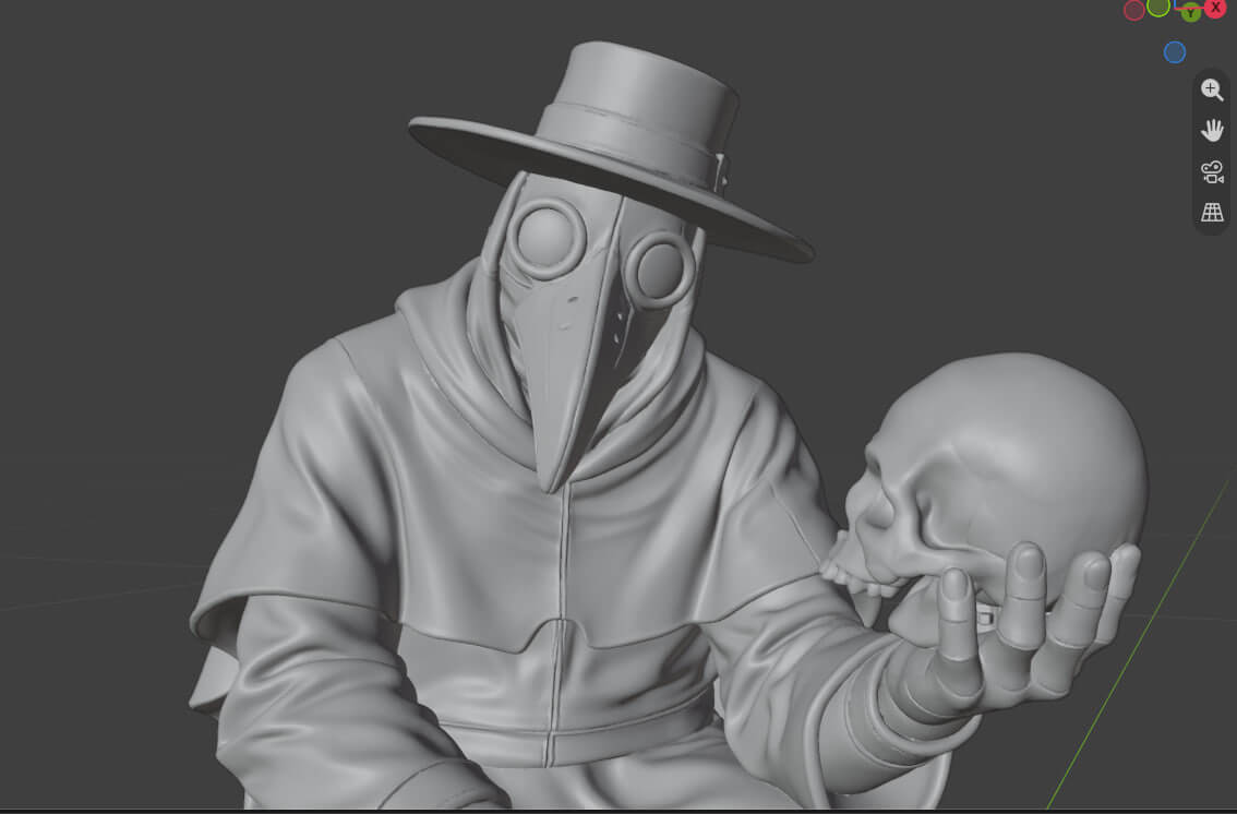 Nocturn Whisper of Death 3D Model