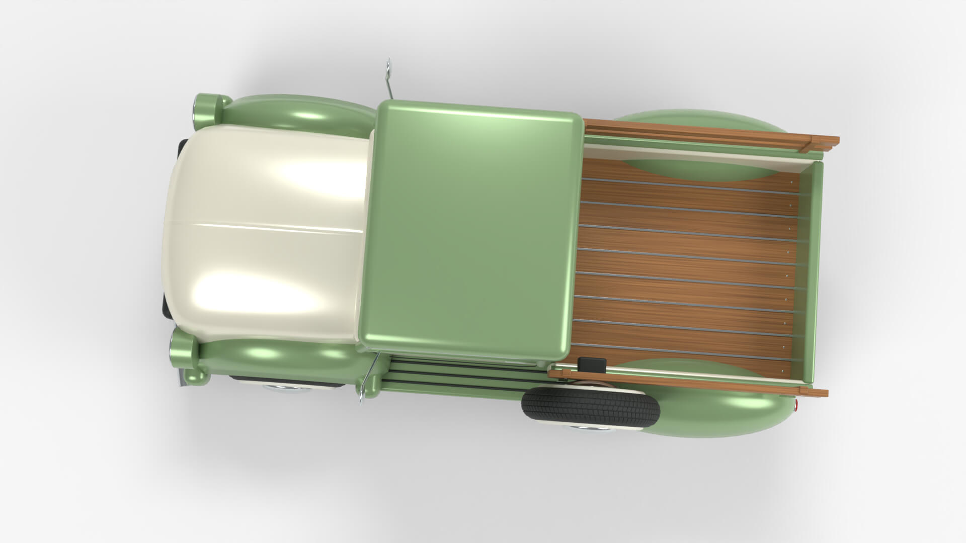 Vintage Pickup Truck 3D Model