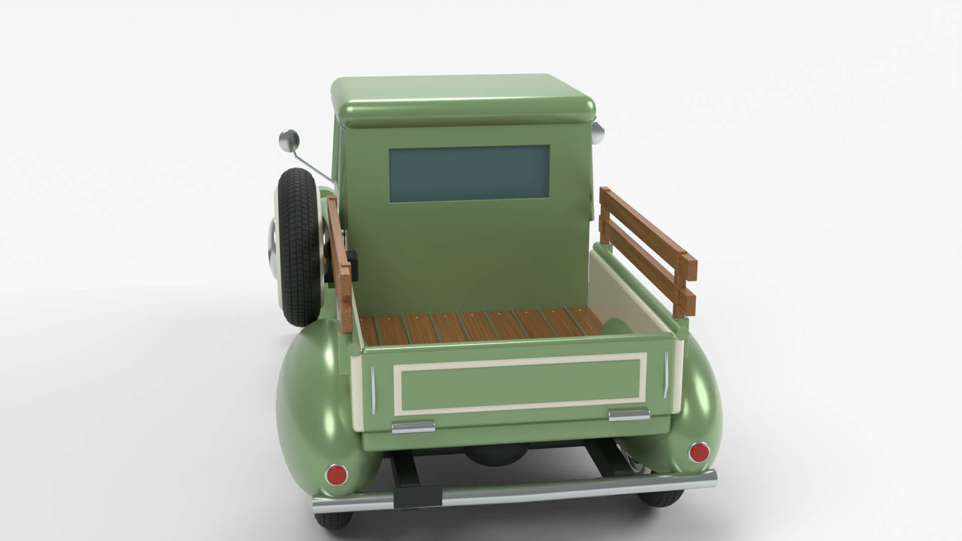 Vintage Pickup Truck 3D Model