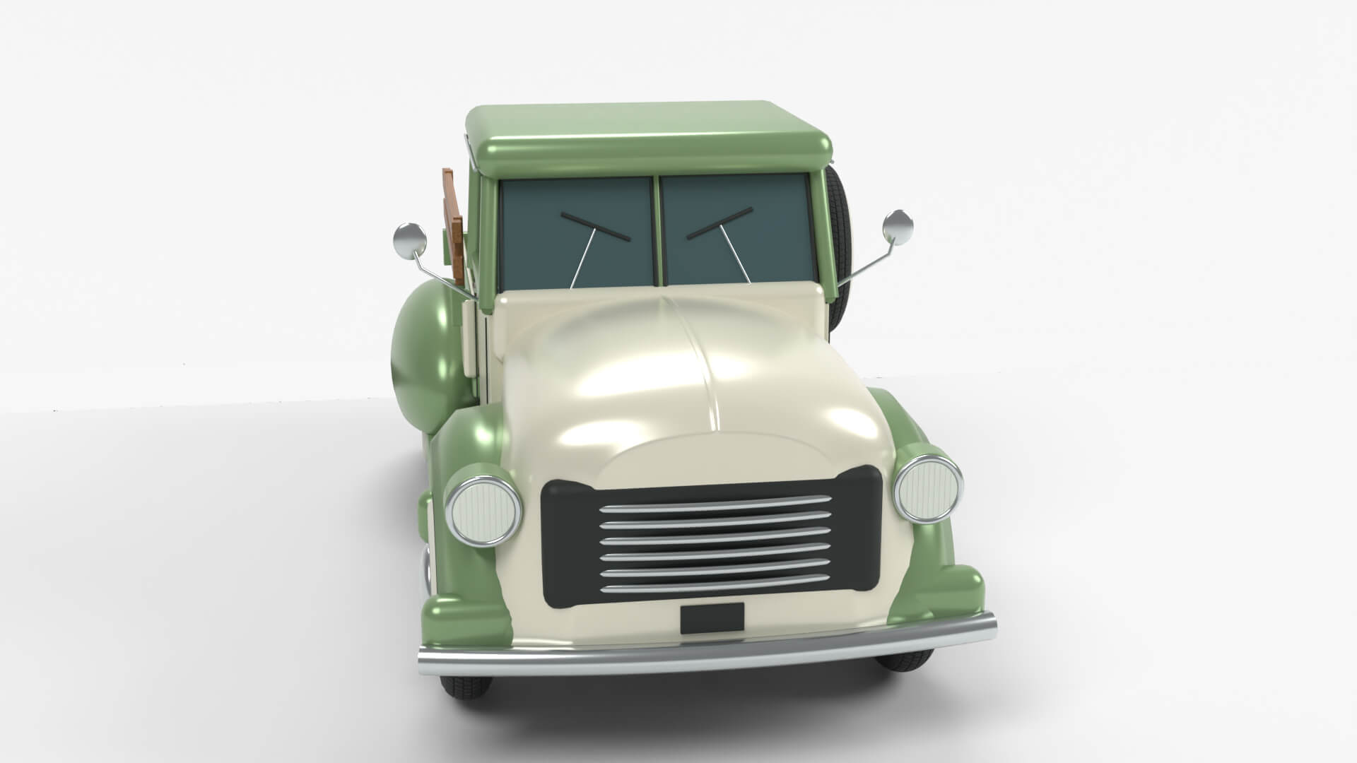 Vintage Pickup Truck 3D Model