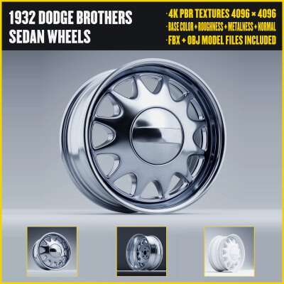 1932 Dodge Brothers Sedan Wheels