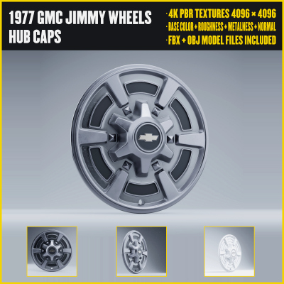 1977 GMC Jimmy Wheels Hub Caps
