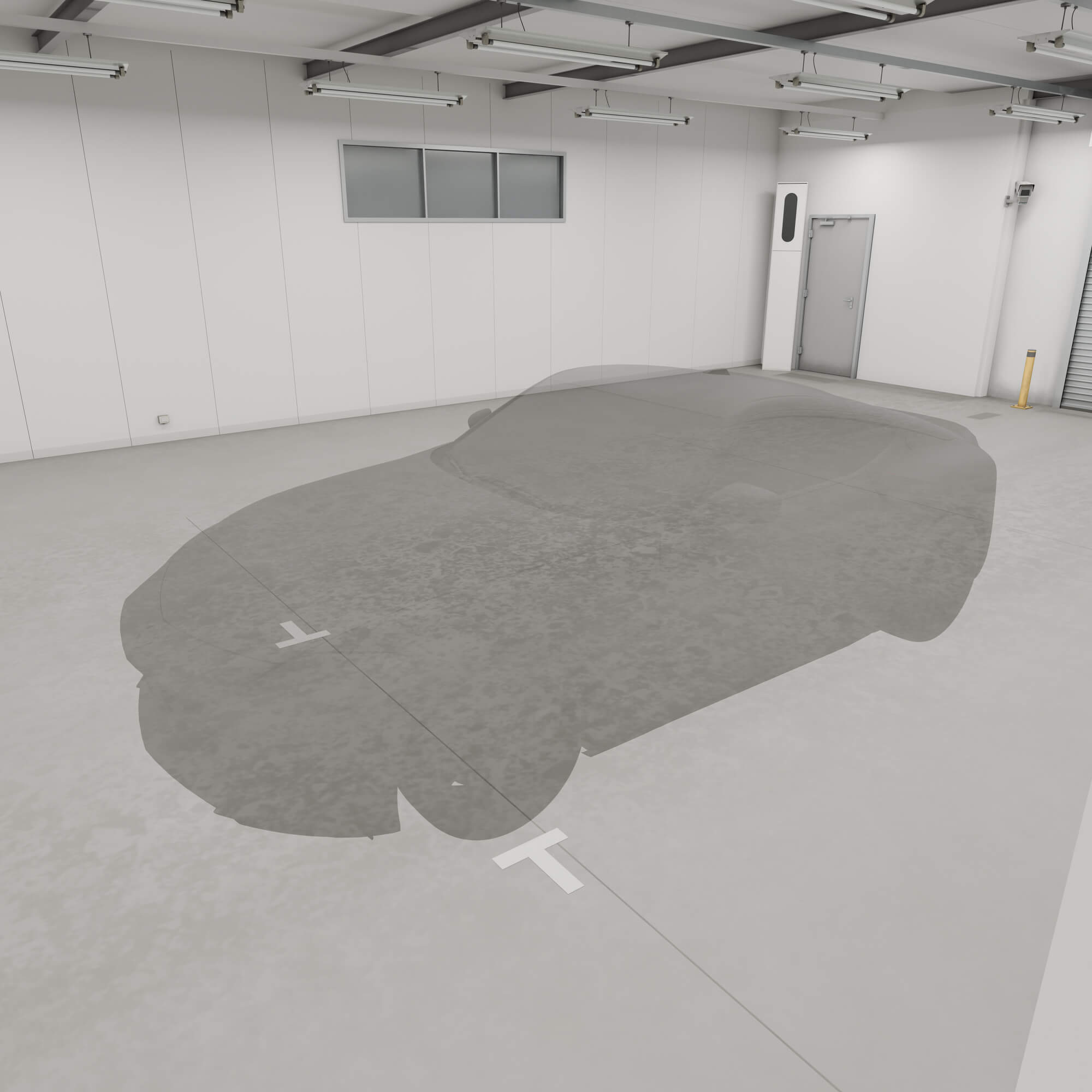 Auction Bay Japanese Automotive Photo Interior 3D Scene 3D Model