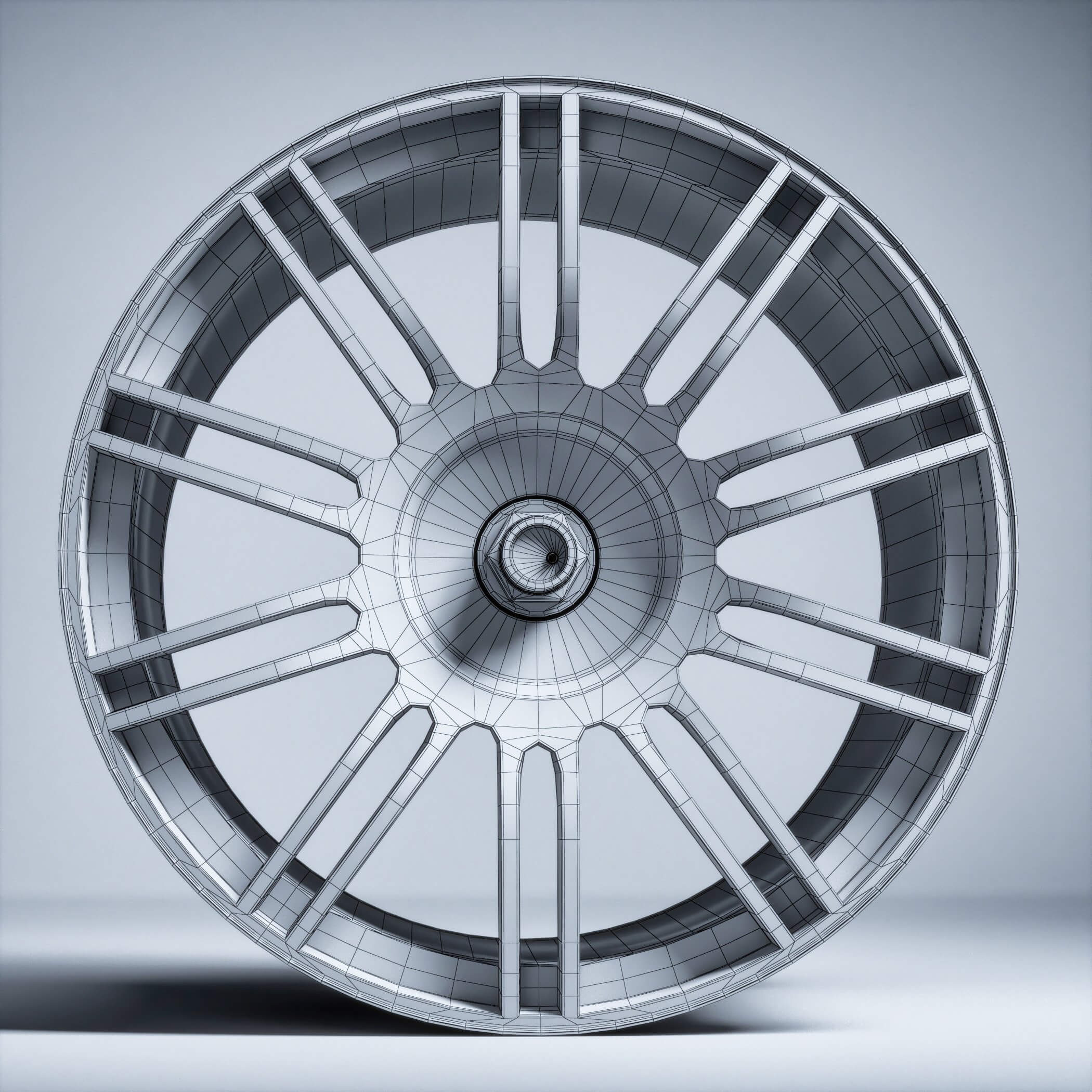 BBS Wheels - RE594 RE595 3D Model