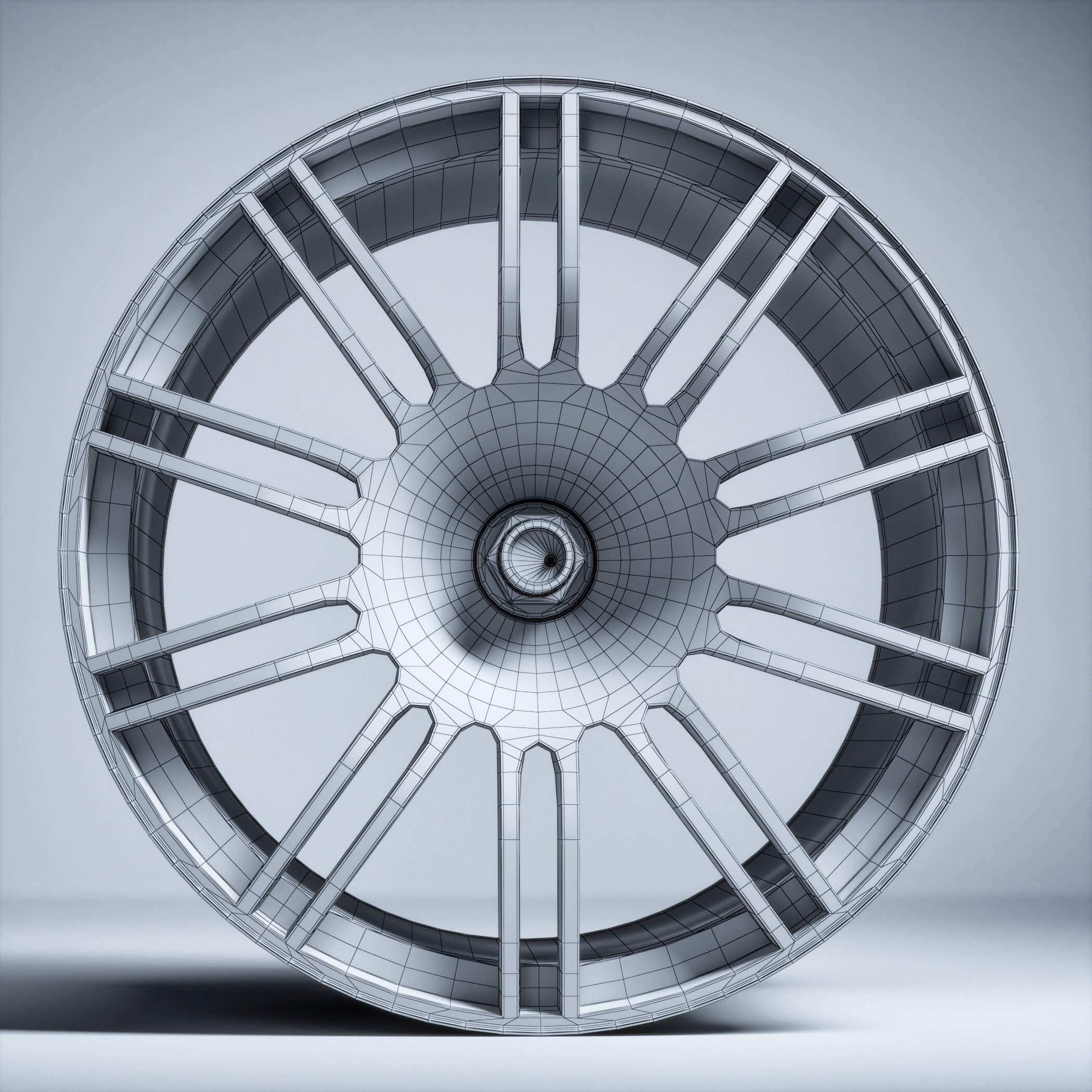 BBS Wheels - RE594 RE595 3D Model
