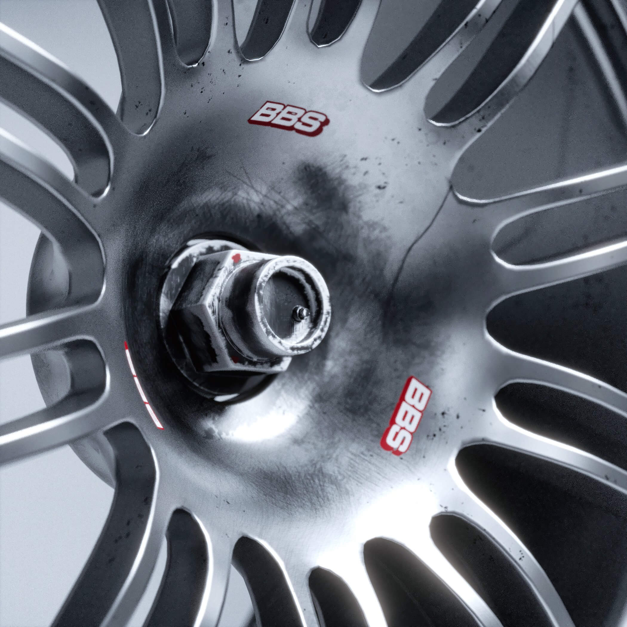 BBS Wheels - RE594 RE595 3D Model