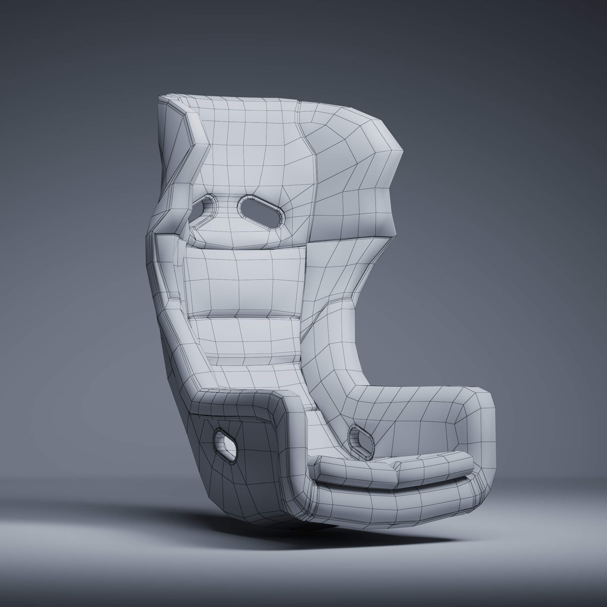 BRIDE MAXIS III Racing Bucket Seat 3D Model