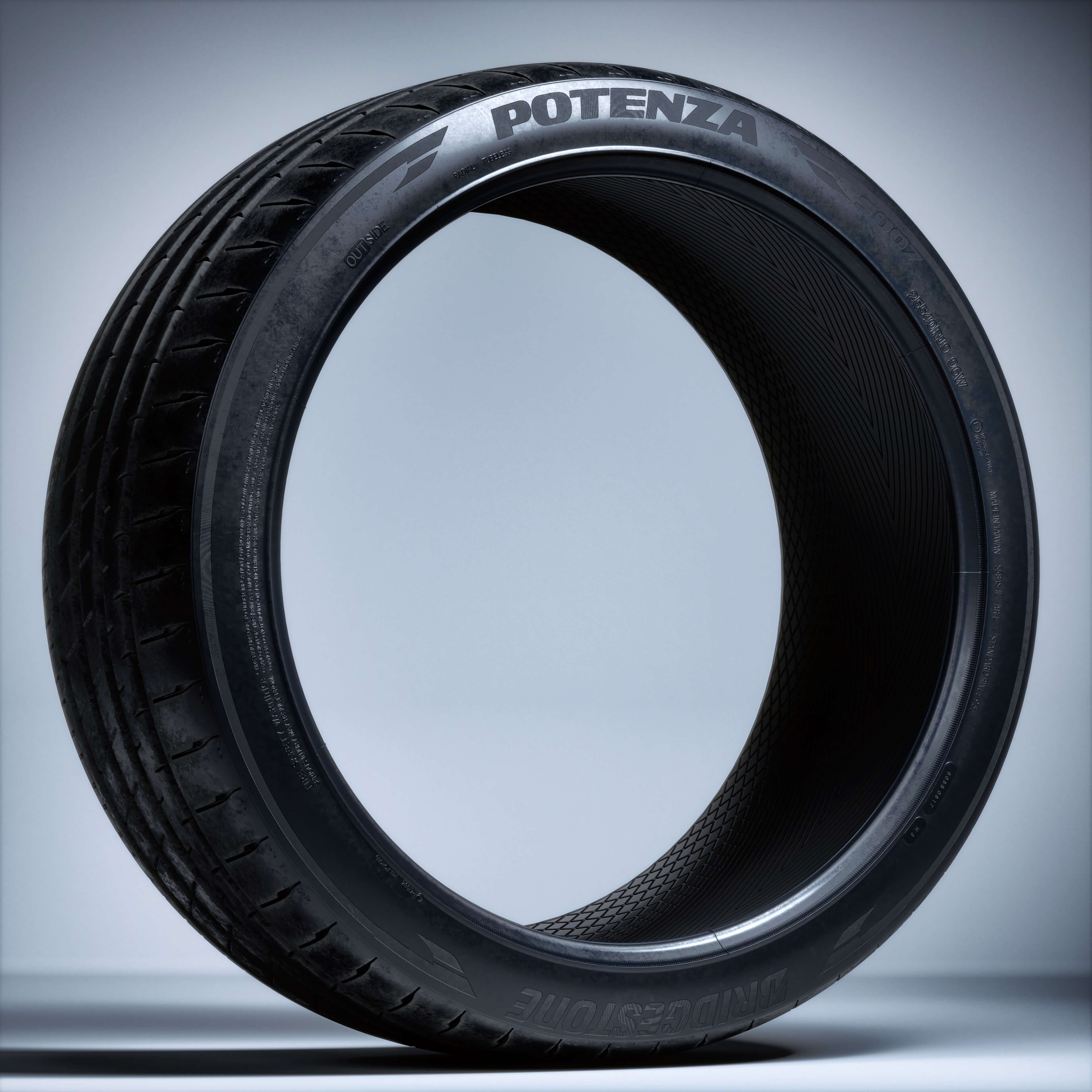 Bridgestone Potenza S007 3D Model