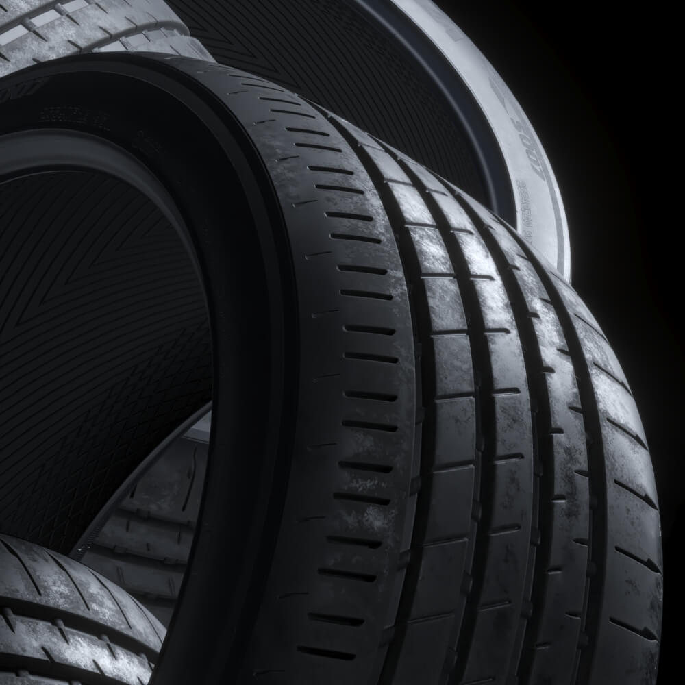 Bridgestone Potenza S007 3D Model