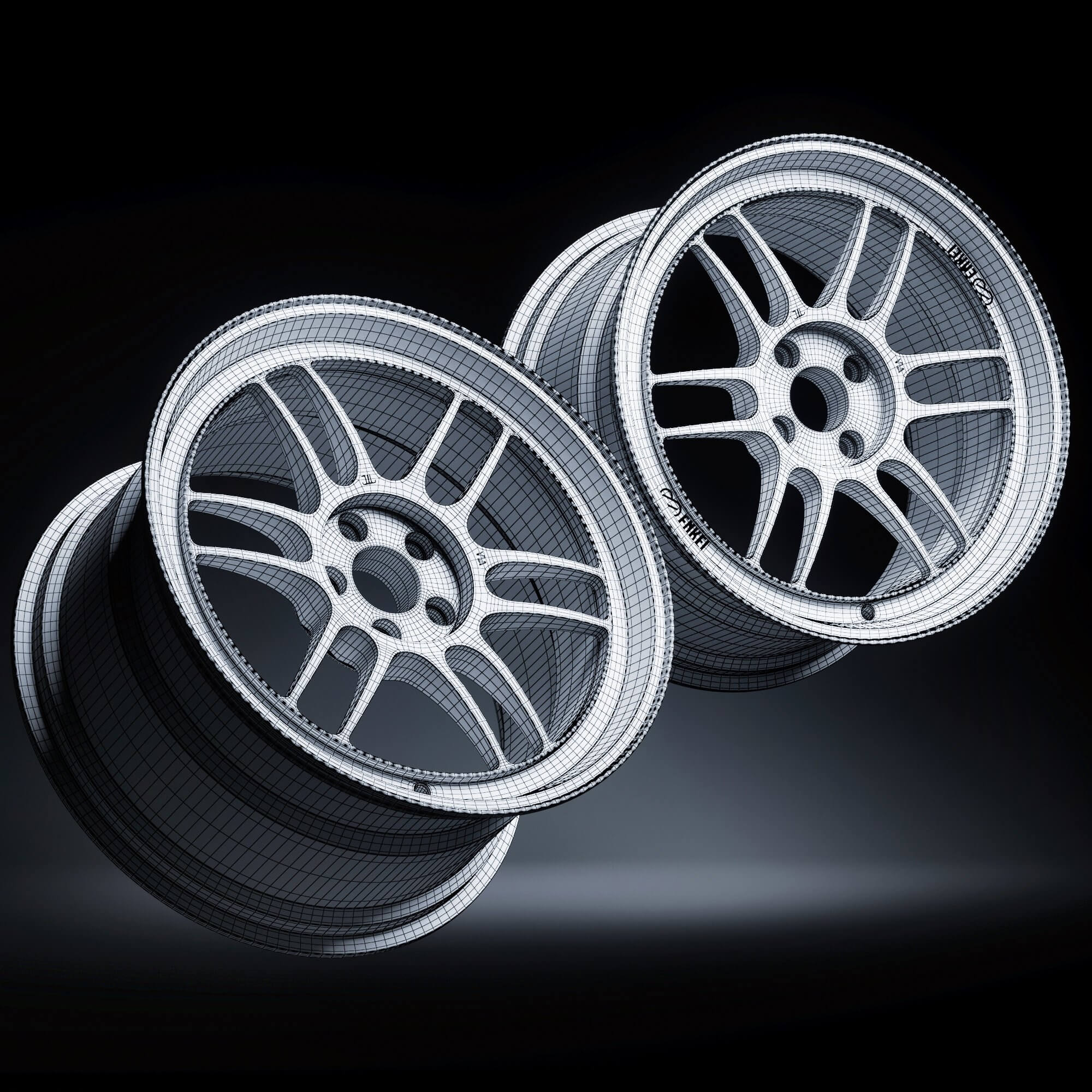 Enkei Wheels - RPF1 3D Model