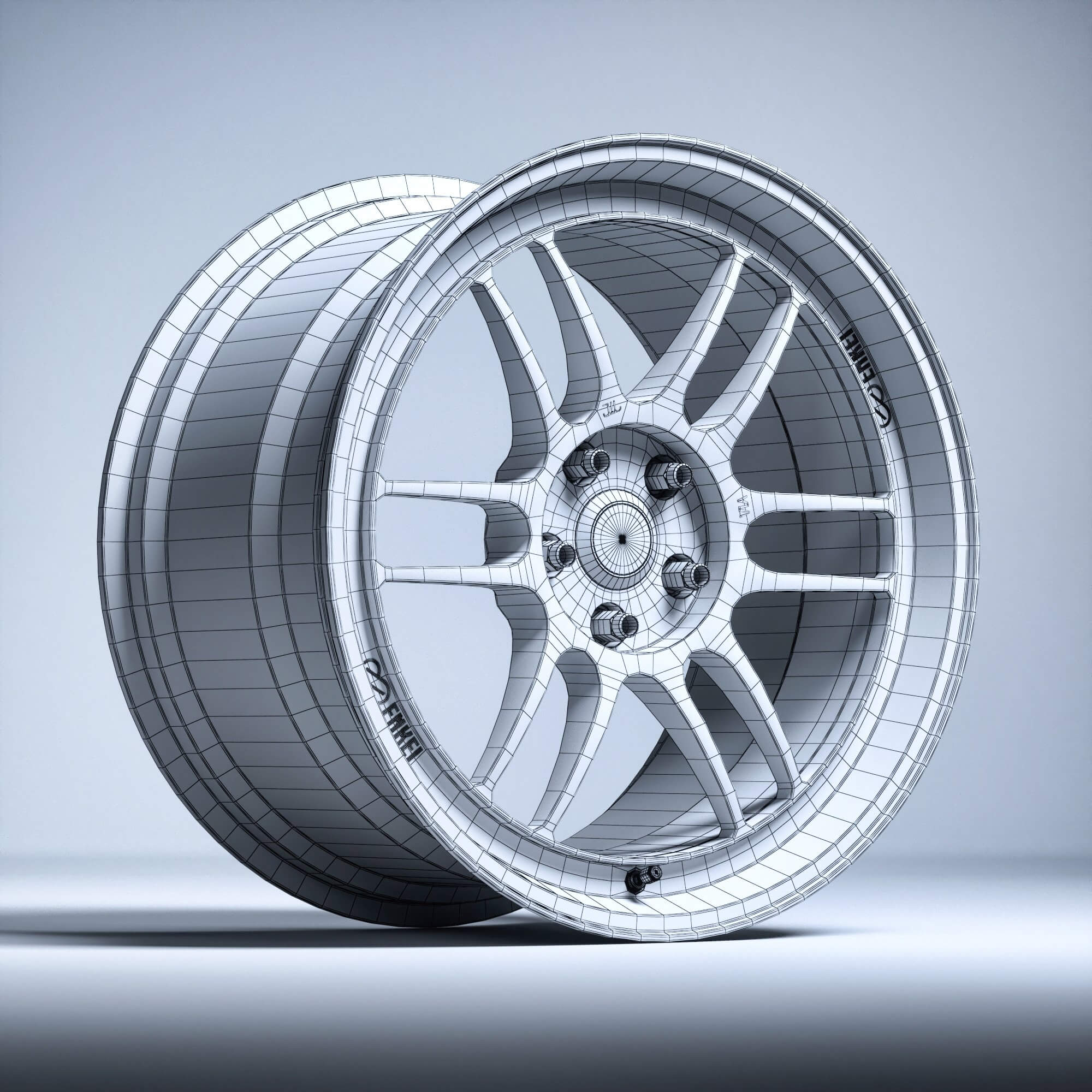 Enkei Wheels - RPF1 3D Model