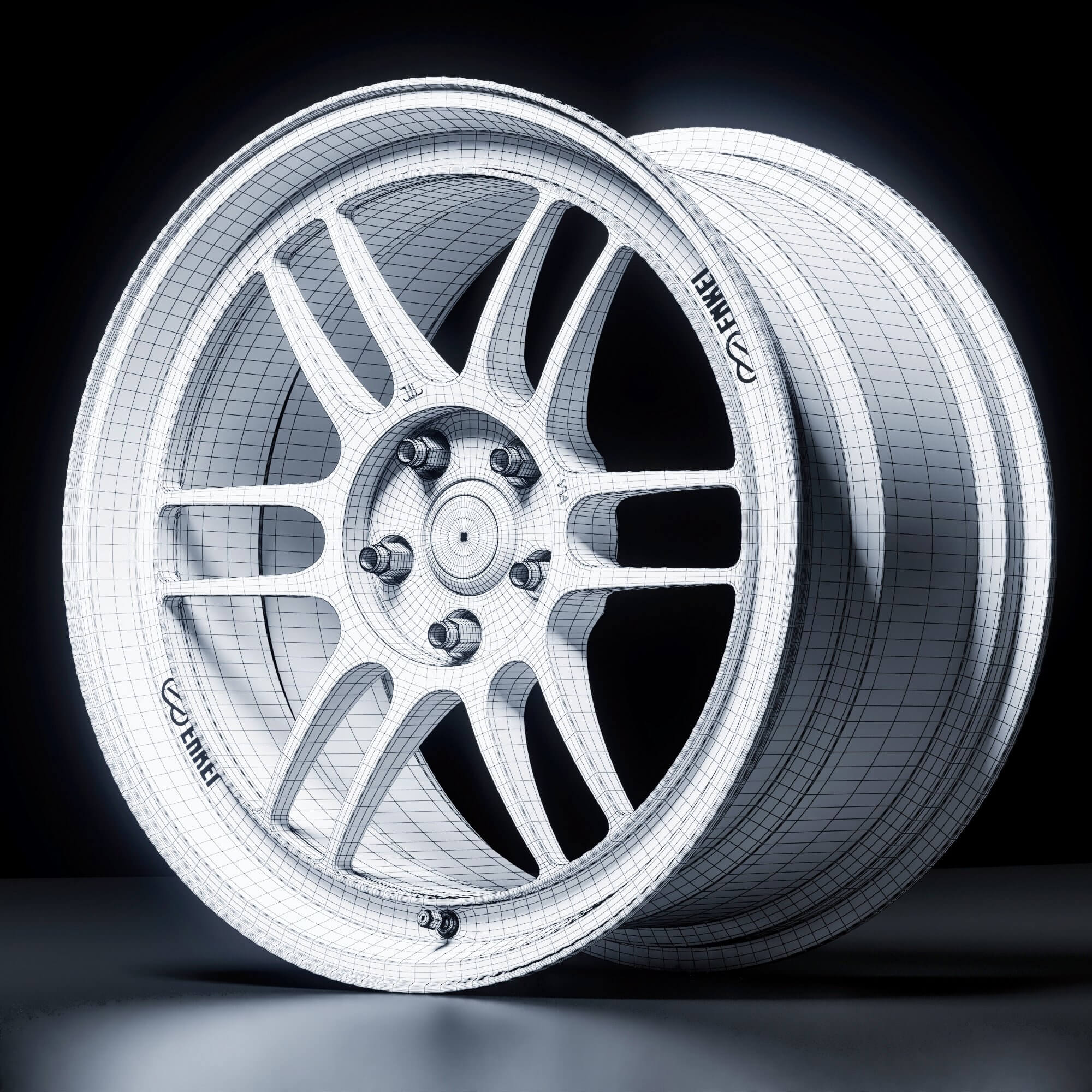 Enkei Wheels - RPF1 3D Model