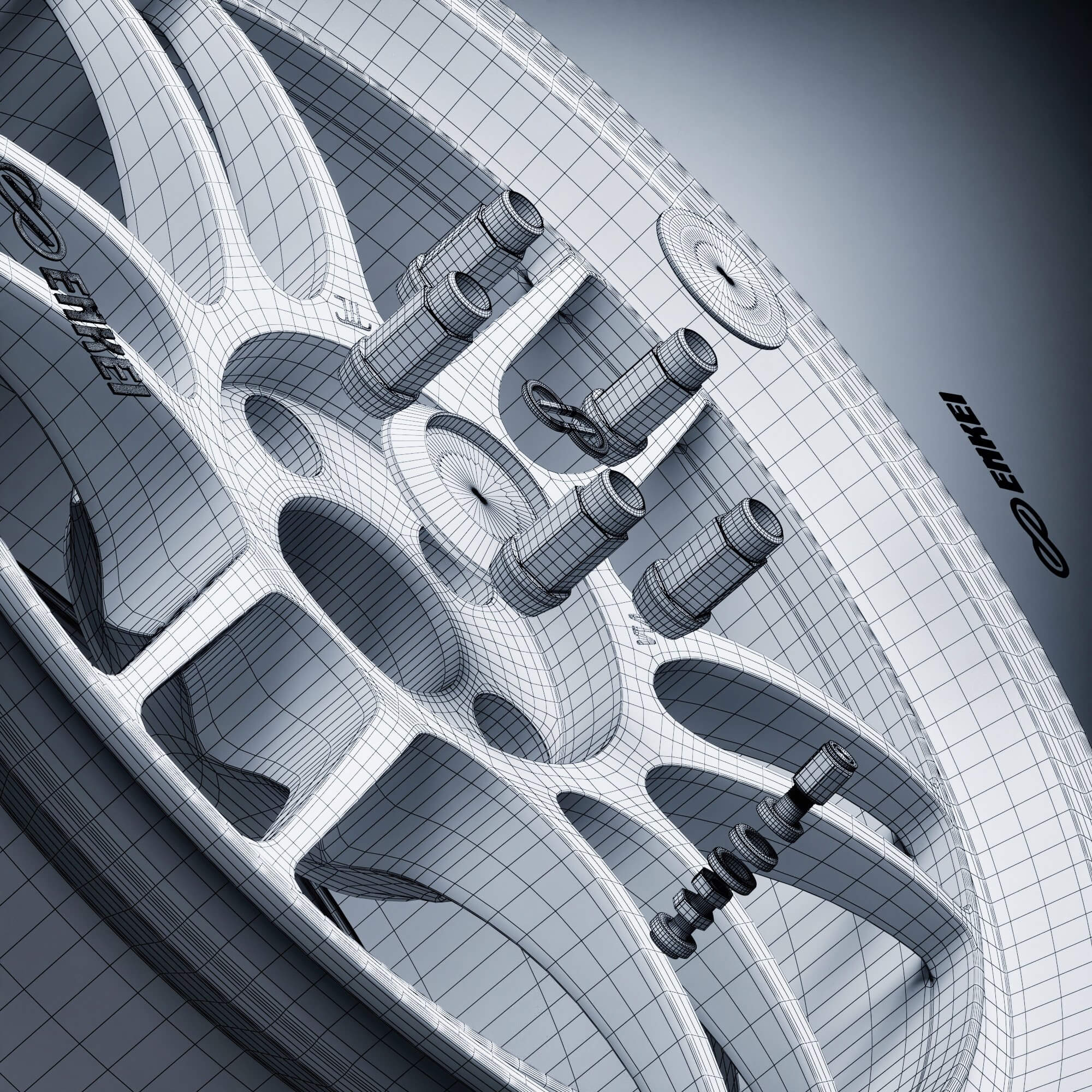 Enkei Wheels - RPF1 3D Model