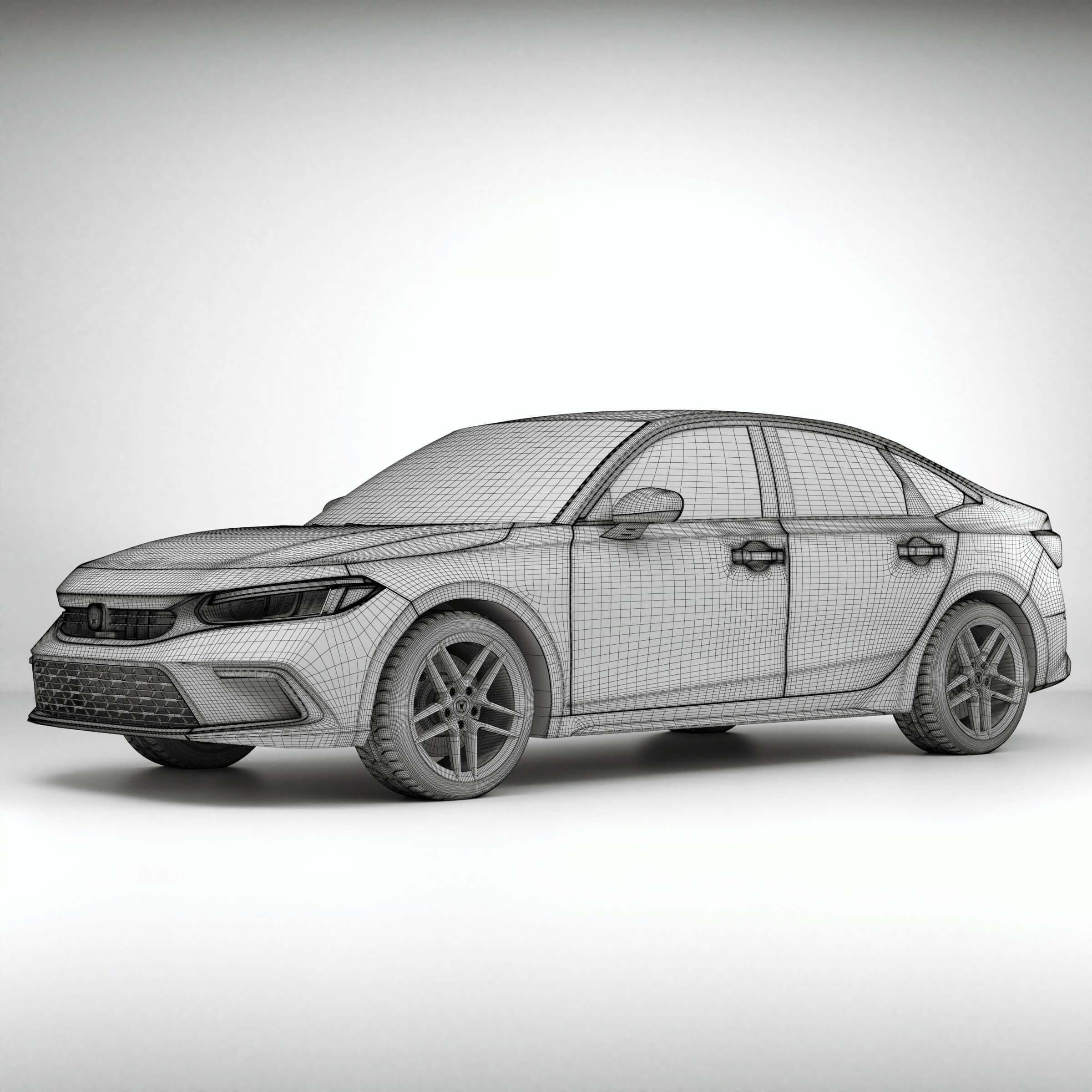 Honda Civic Prototype 2022 3D Model