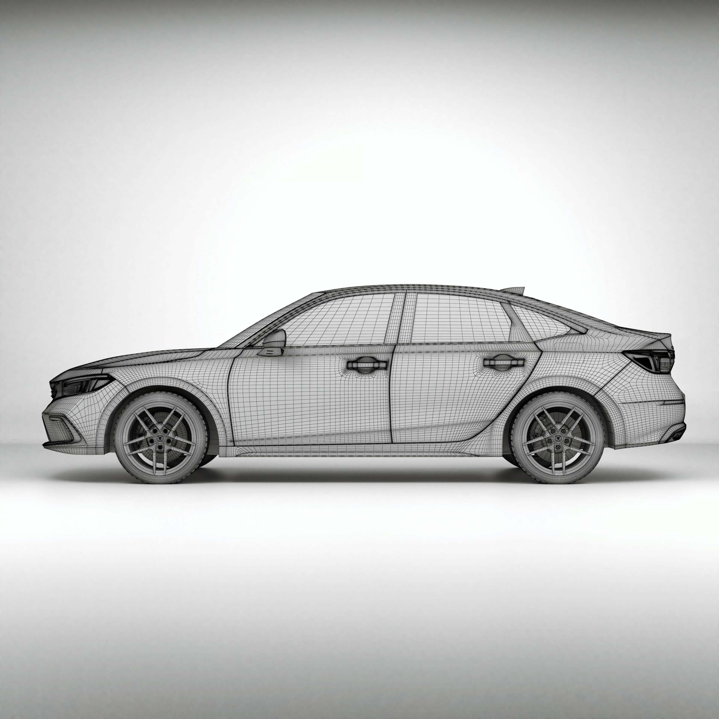 Honda Civic Prototype 2022 3D Model