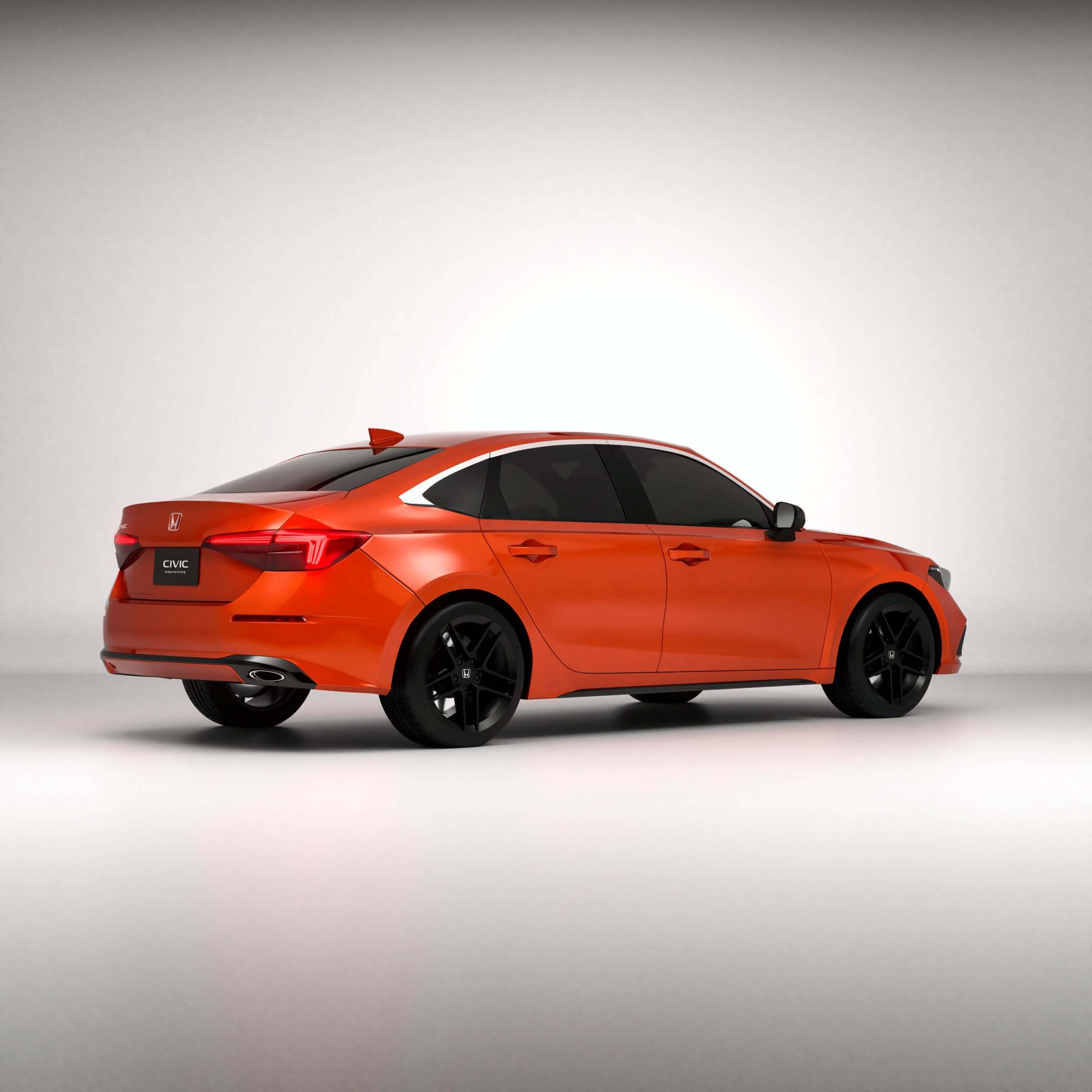 Honda Civic Prototype 2022 3D Model