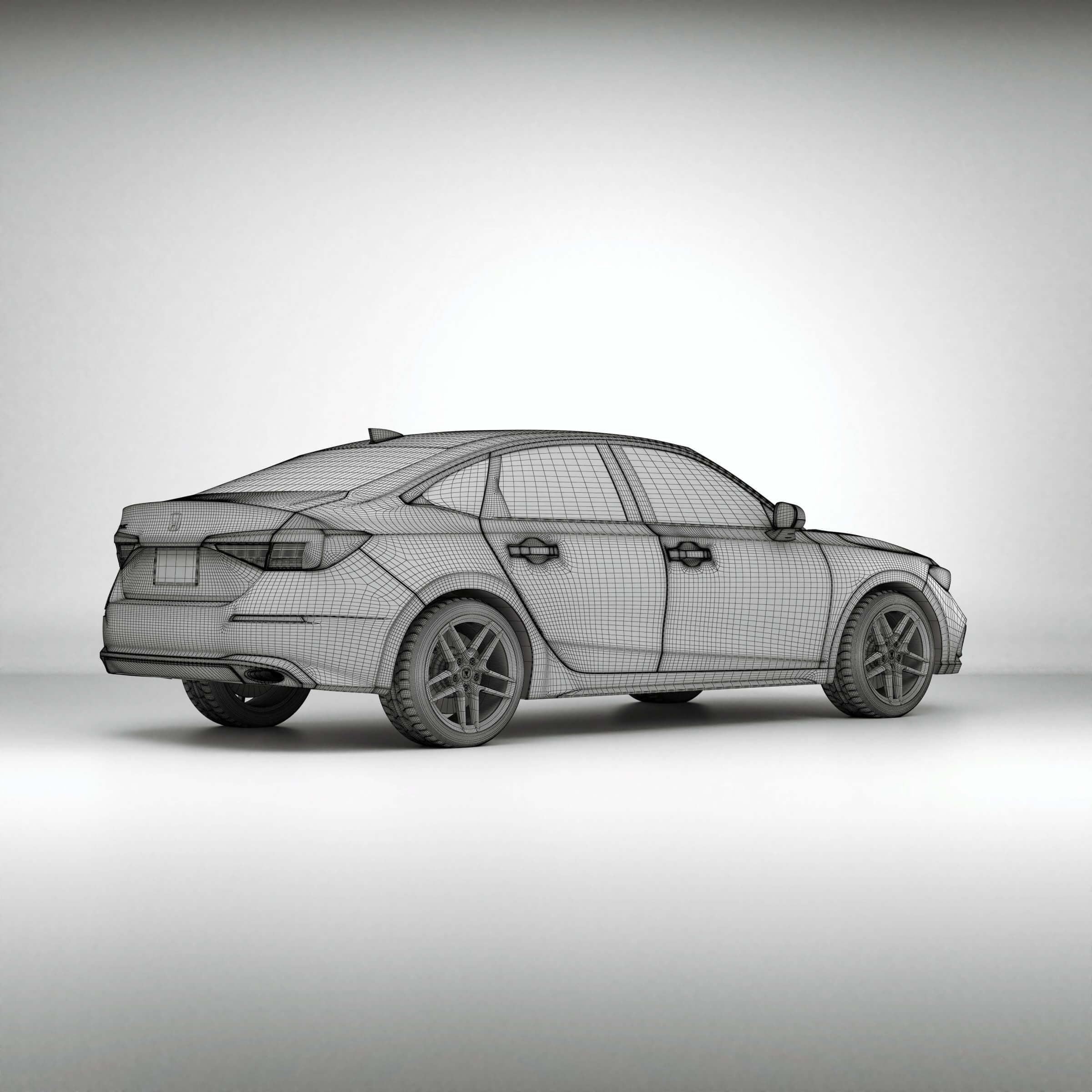 Honda Civic Prototype 2022 3D Model