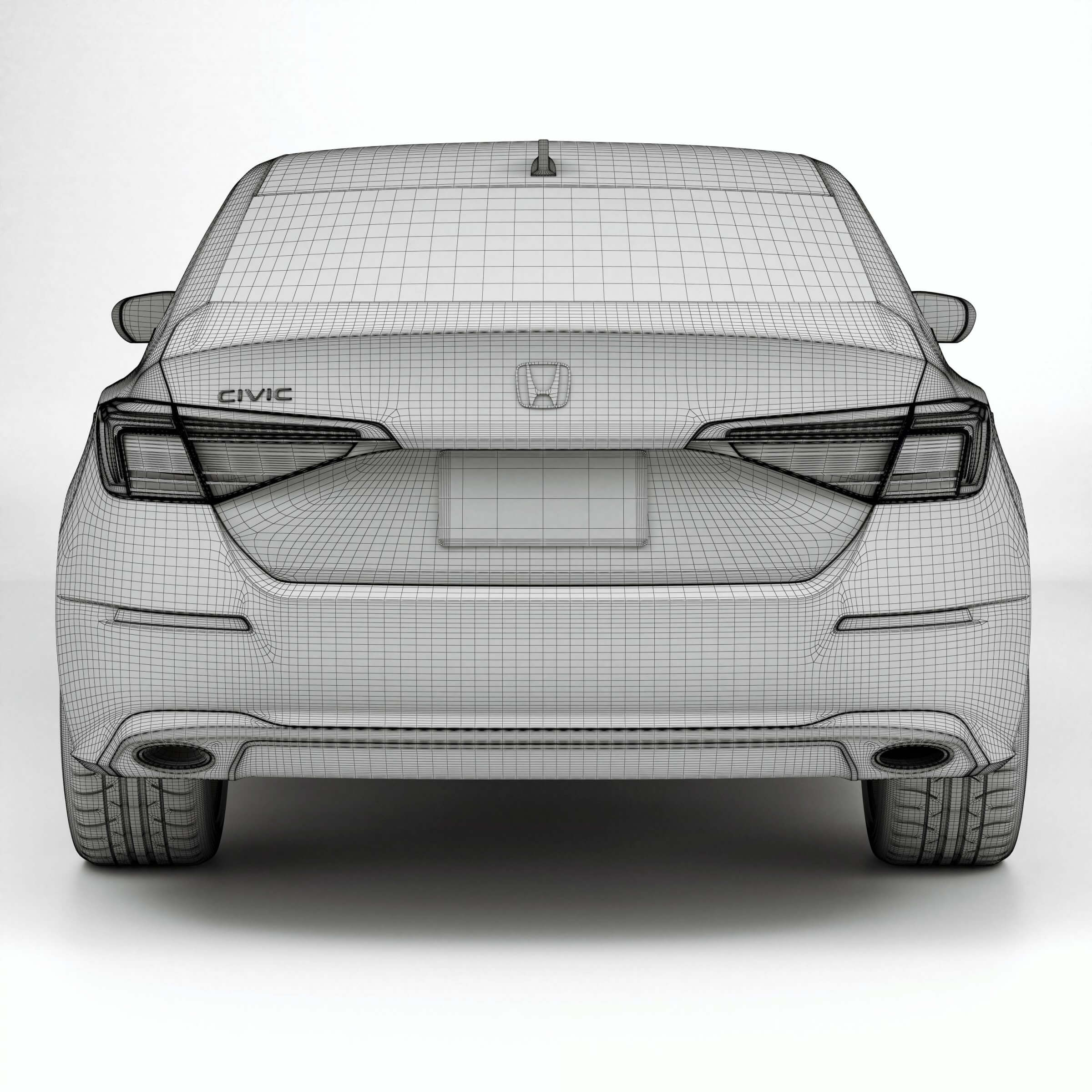 Honda Civic Prototype 2022 3D Model