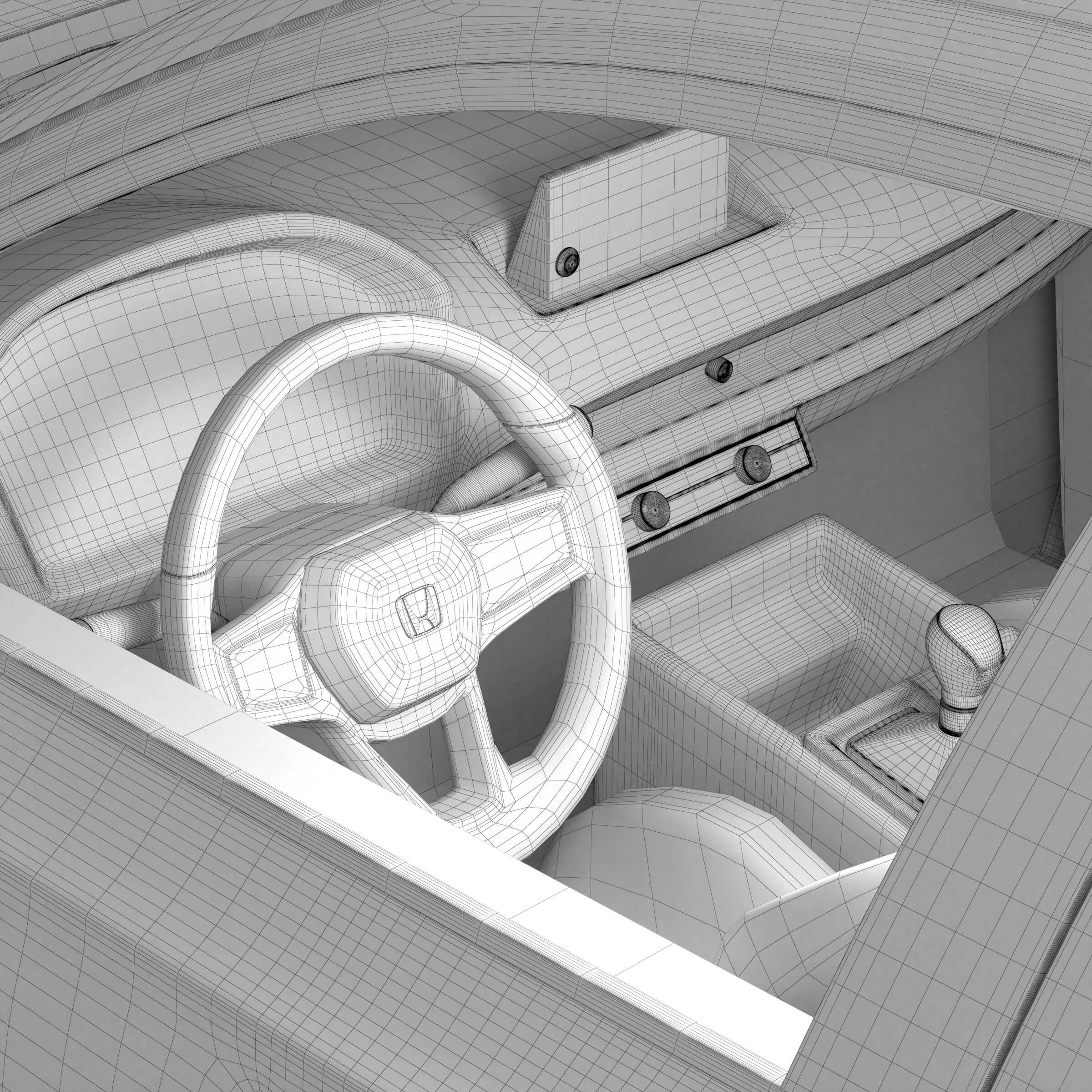 Honda Civic Prototype 2022 3D Model