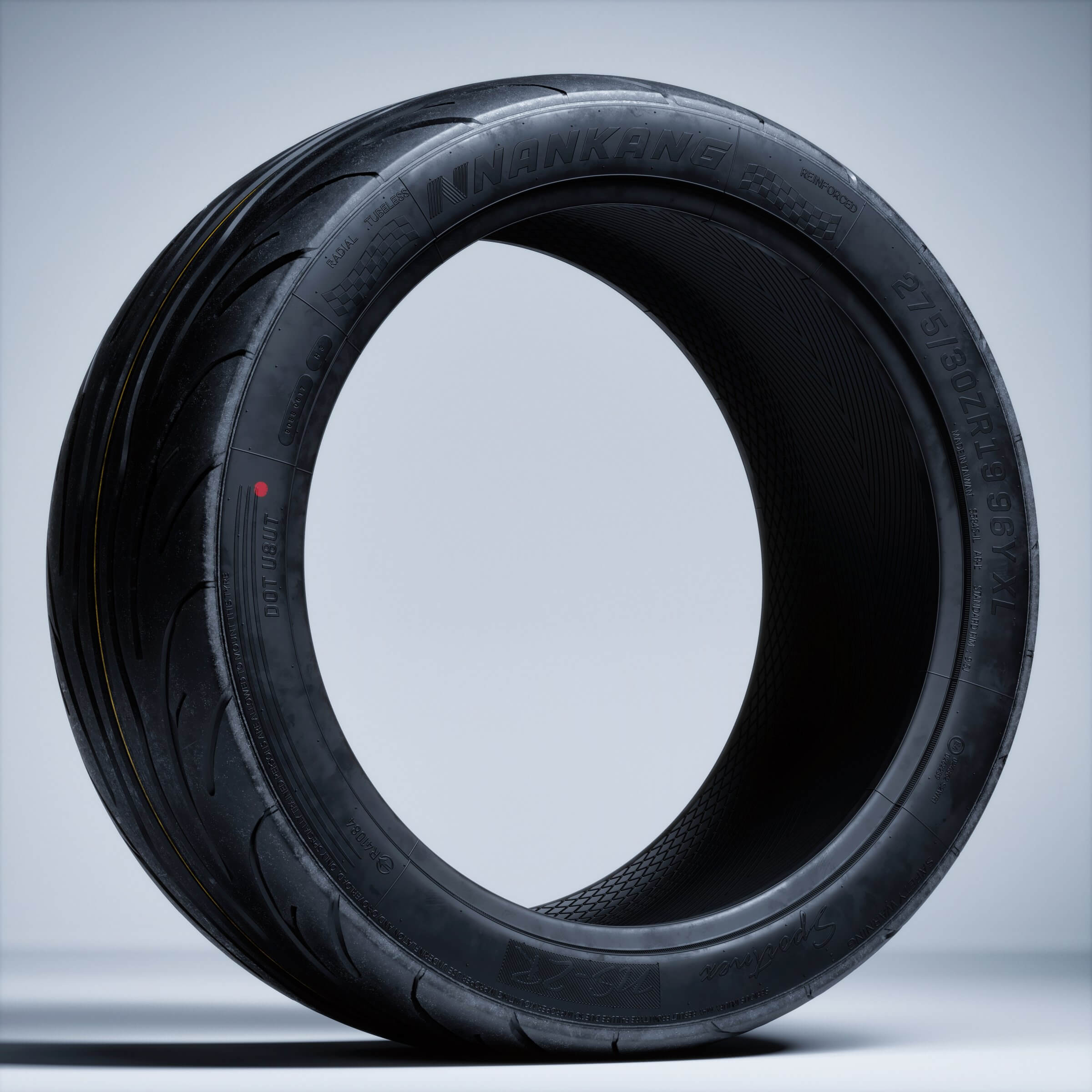 Nankang Tires - NS2R Semi Slick Tire 3D Model