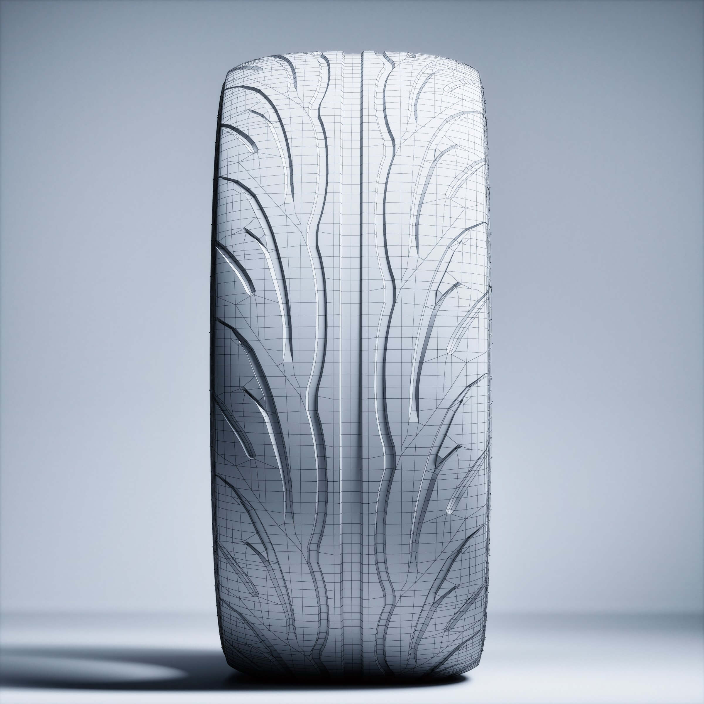 Nankang Tires - NS2R Semi Slick Tire 3D Model
