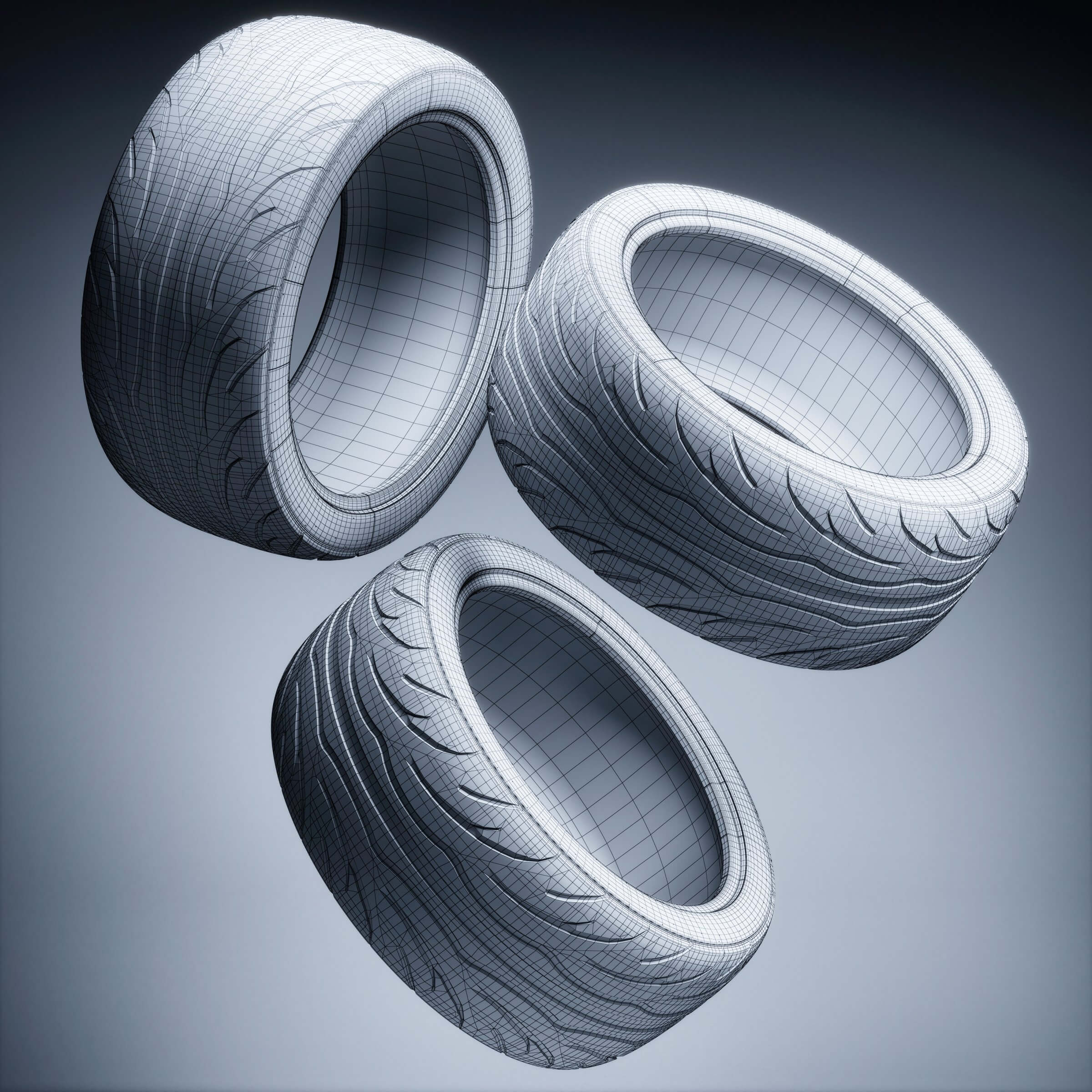 Nankang Tires - NS2R Semi Slick Tire 3D Model