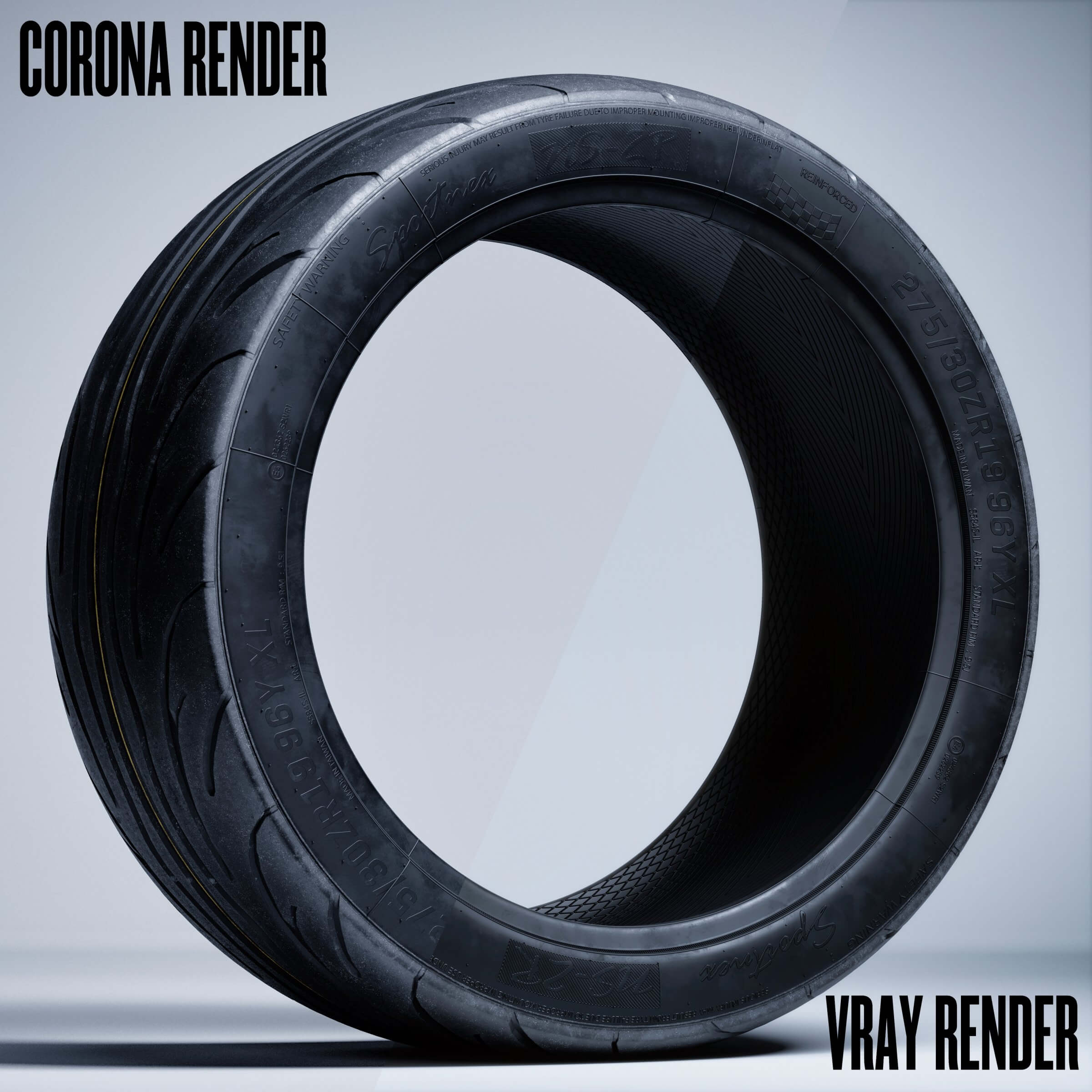 Nankang Tires - NS2R Semi Slick Tire 3D Model