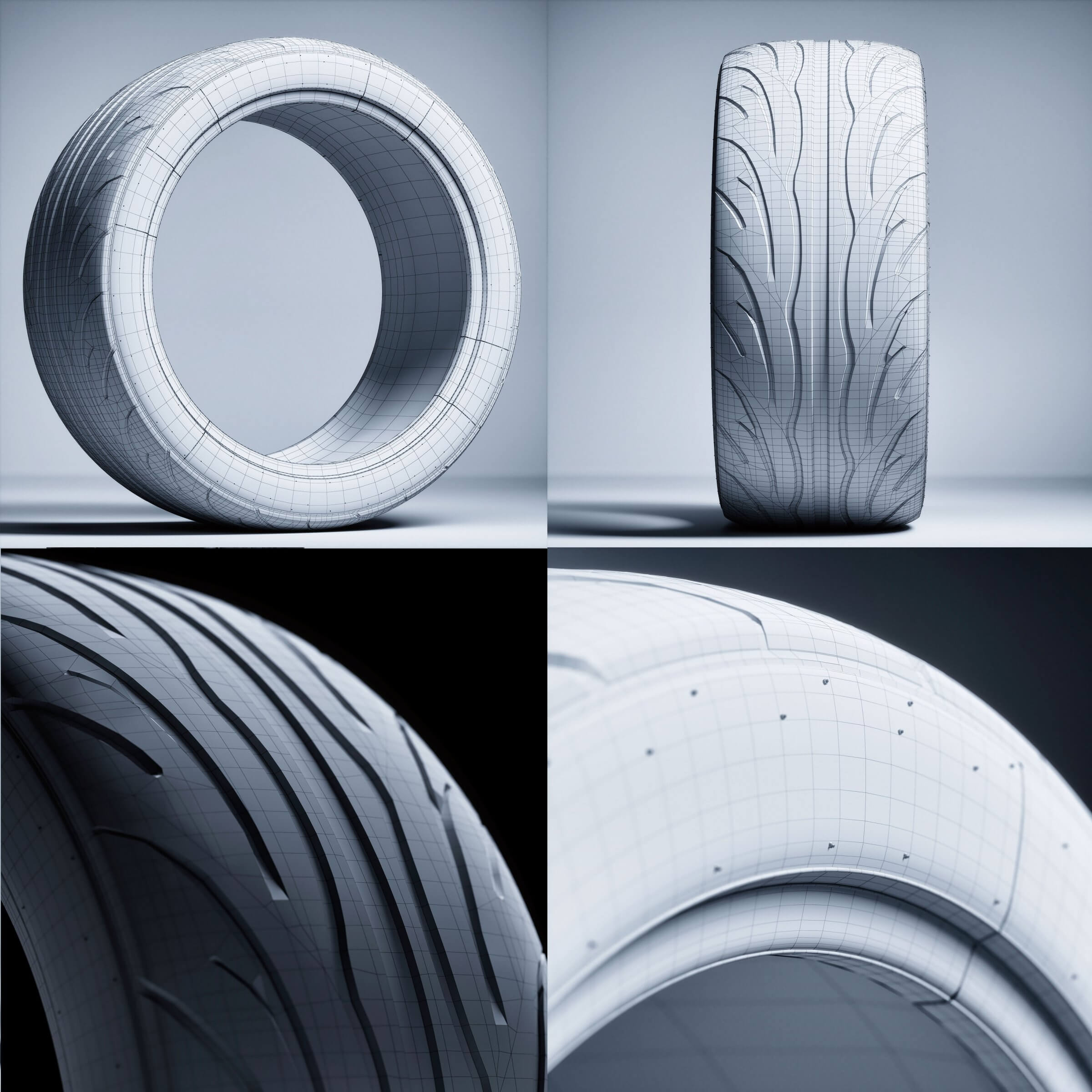 Nankang Tires - NS2R Semi Slick Tire 3D Model