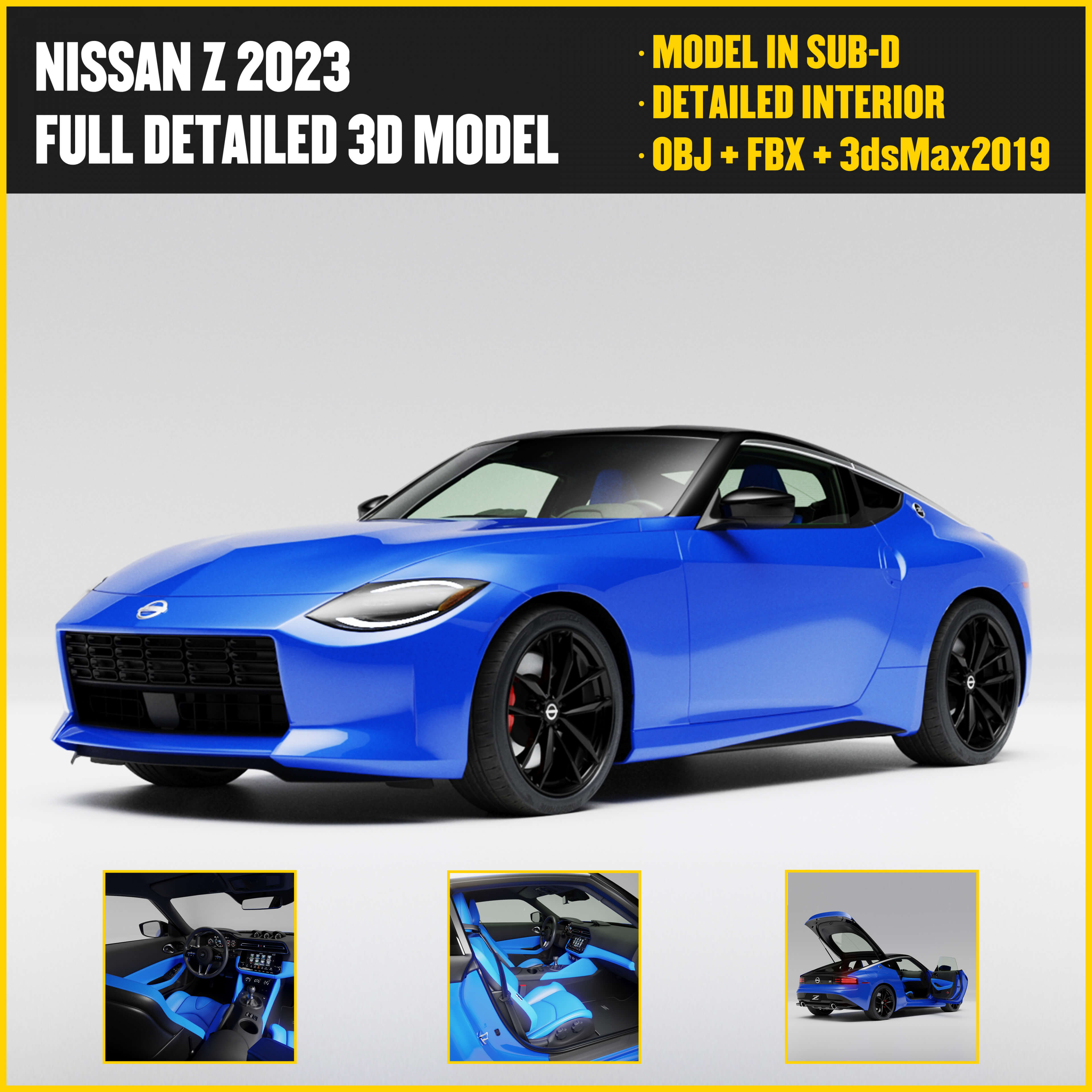 NISSAN Z 2023 3D Model