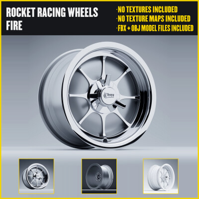 Rocket Racing Wheels Fire