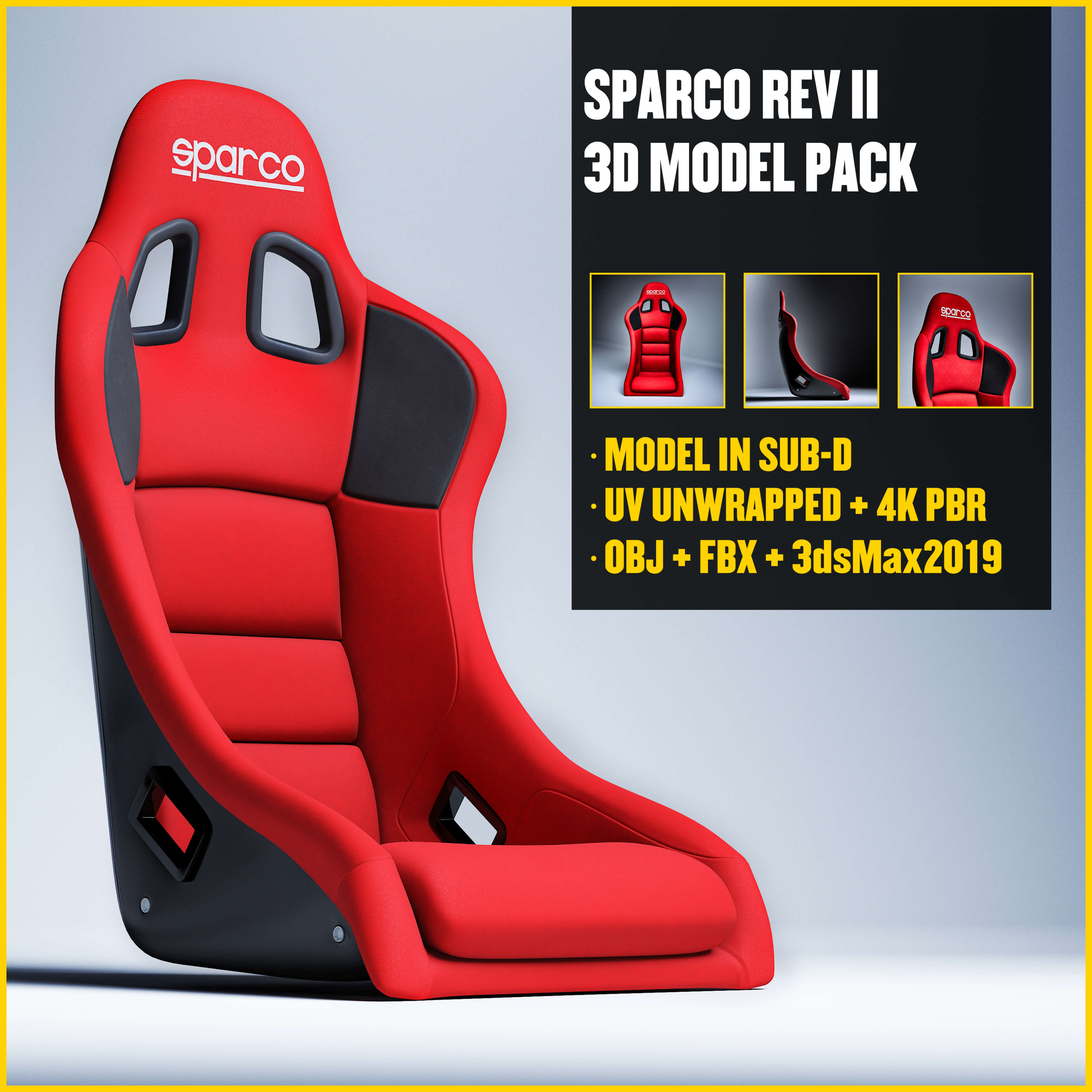 SPARCO REV II 3D Model