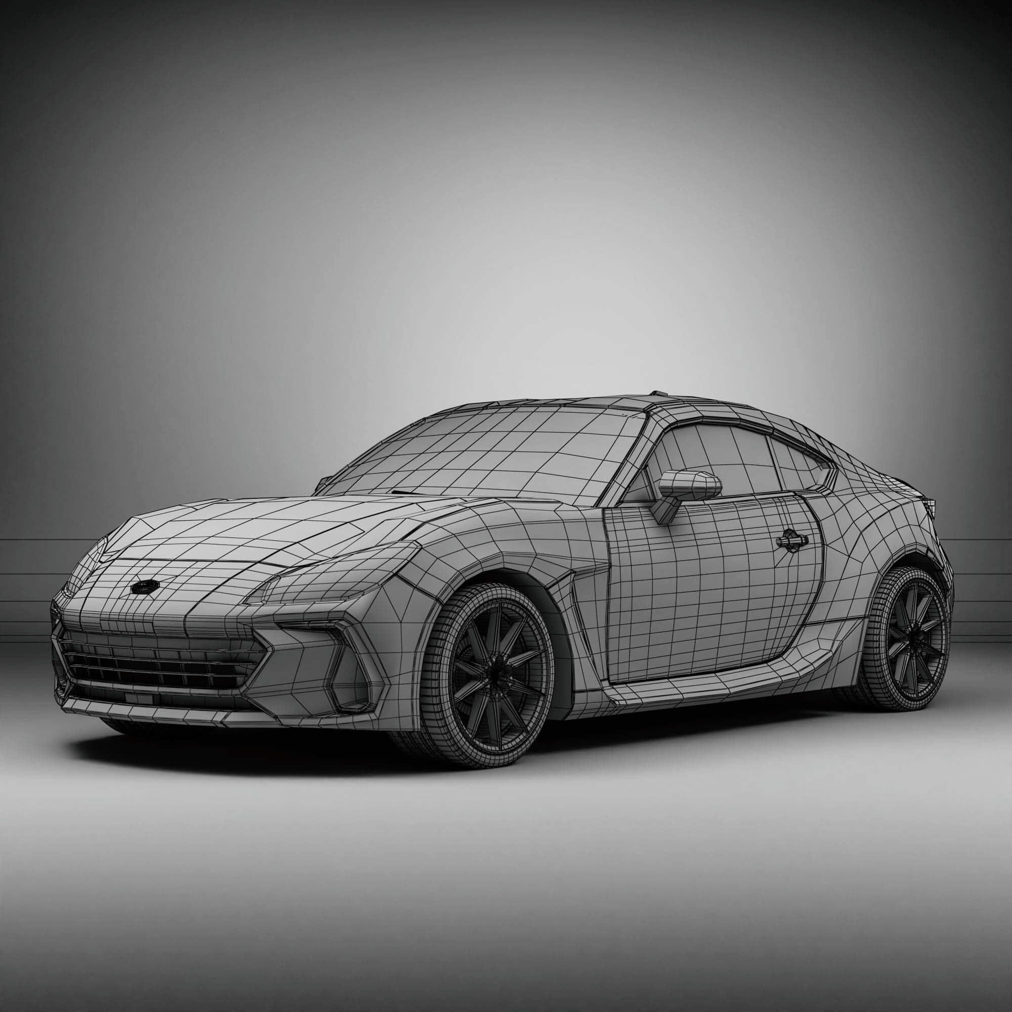 Subaru BRZ 2022 3D Model