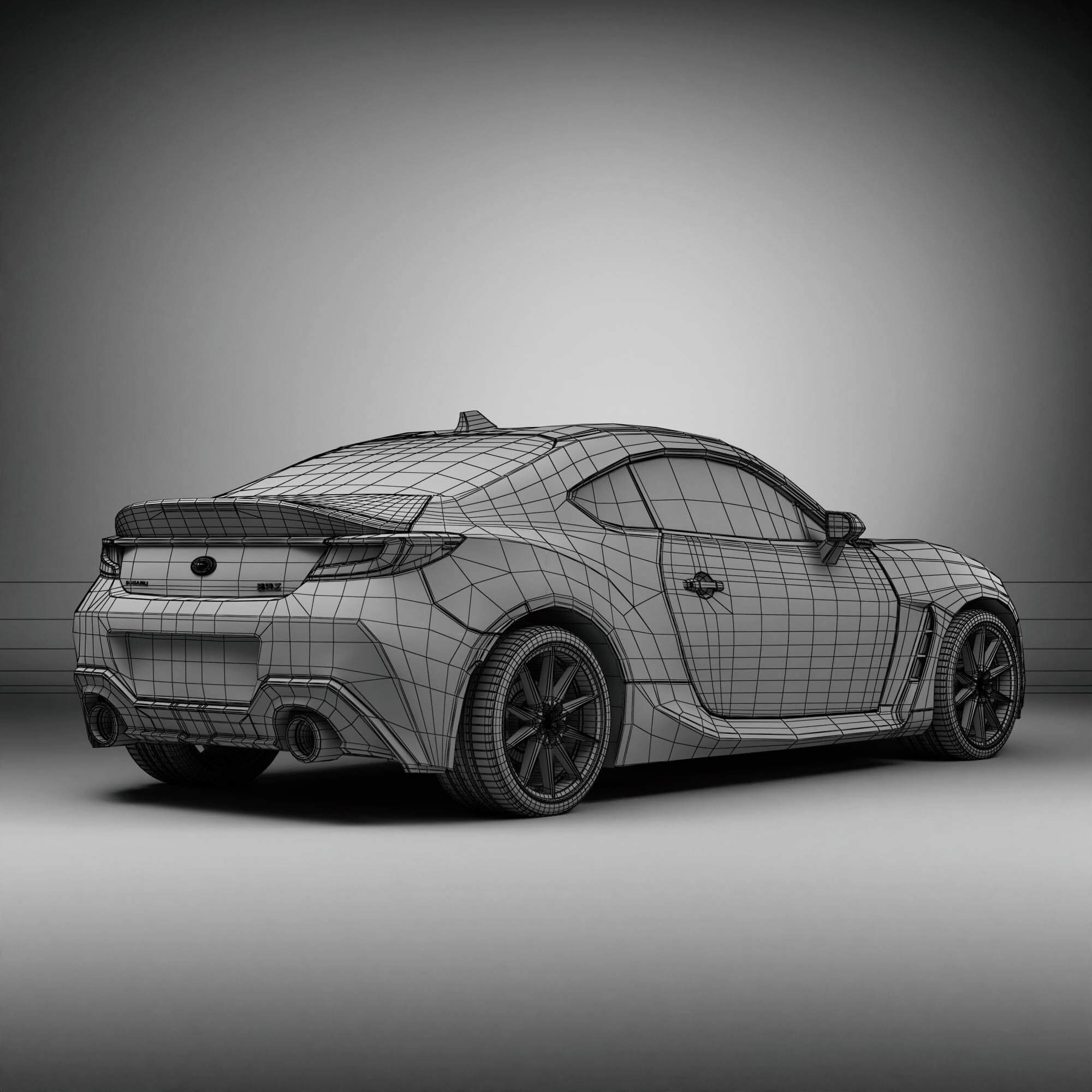 Subaru BRZ 2022 3D Model