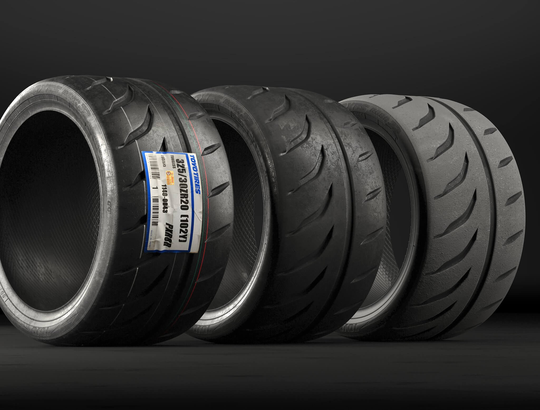 Toyo Proxes R888r 3D Model
