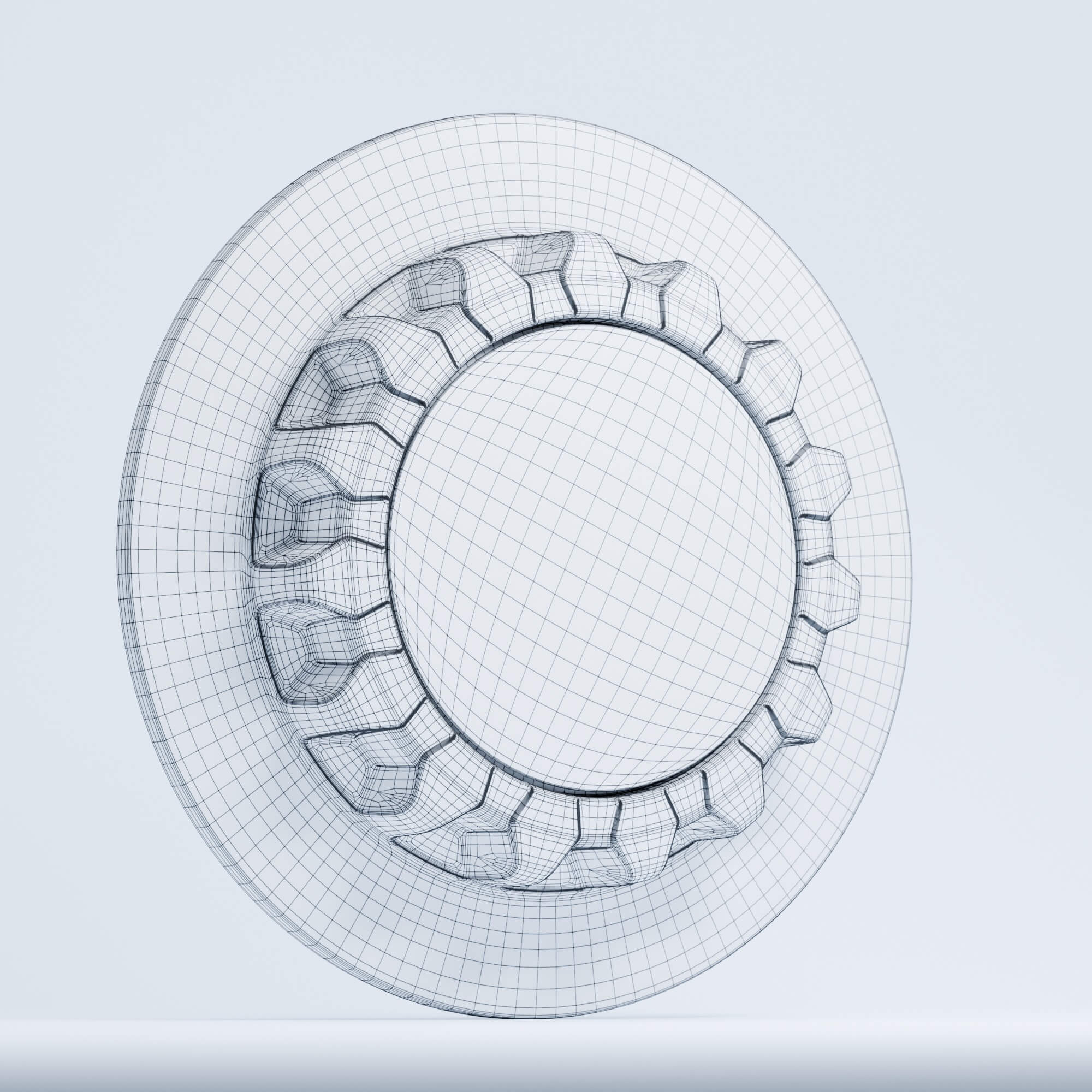 Wheel Center Lock 3D Model