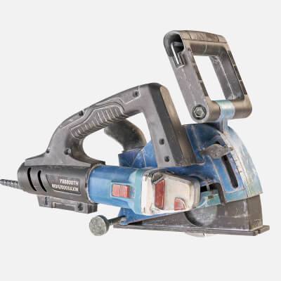 Old Used Dusty Wall Chaser Saw Electrical Tool DA1 3D Model