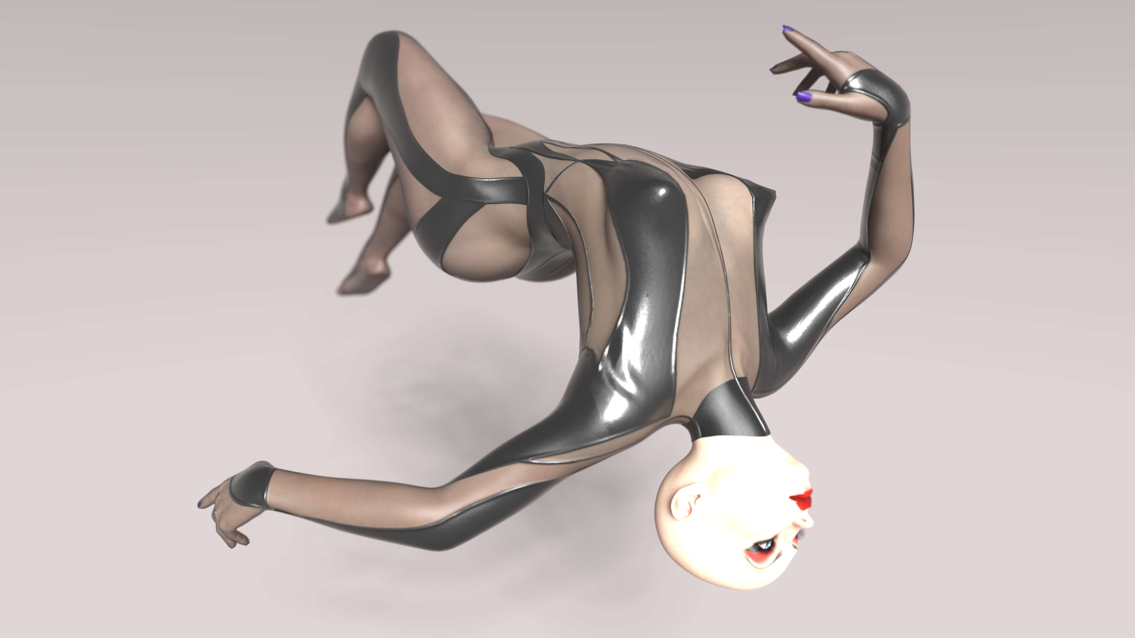 Falling for You 3D Render, Digital Artwork by flodv8