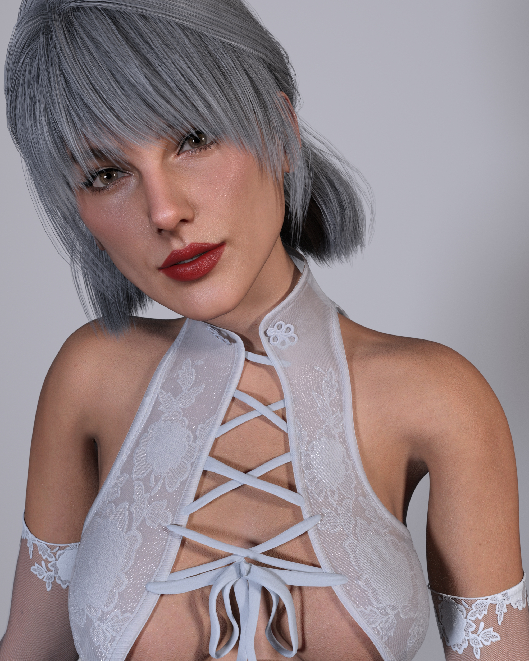 Grey Is the New Black 3D Render, Digital Artwork by flodv8