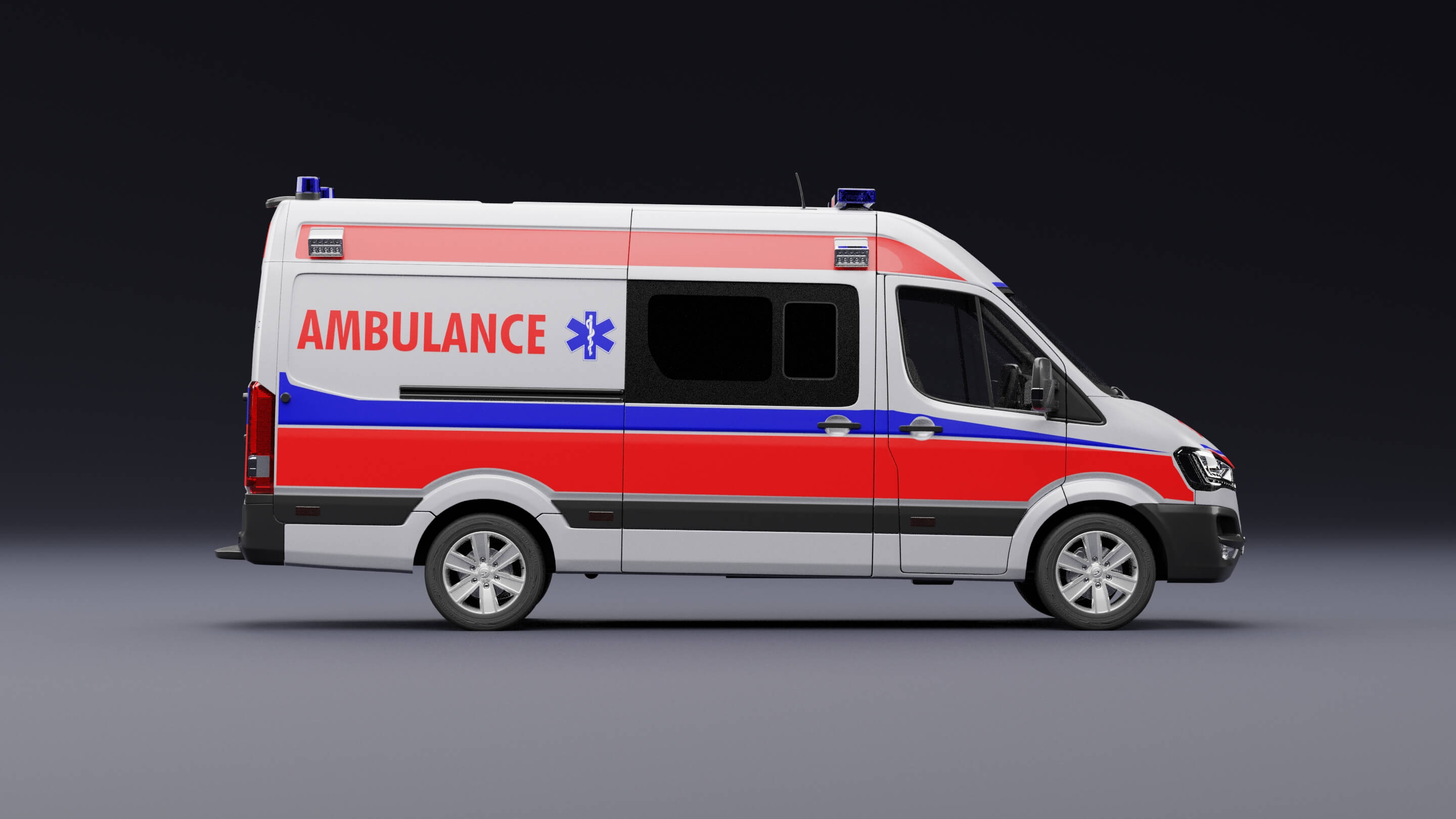 Ambulance Honda 3D Model