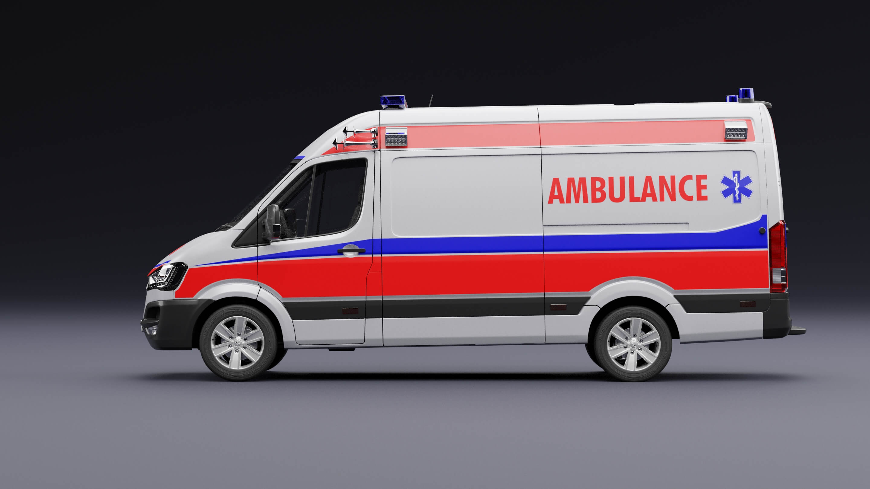Ambulance Honda 3D Model