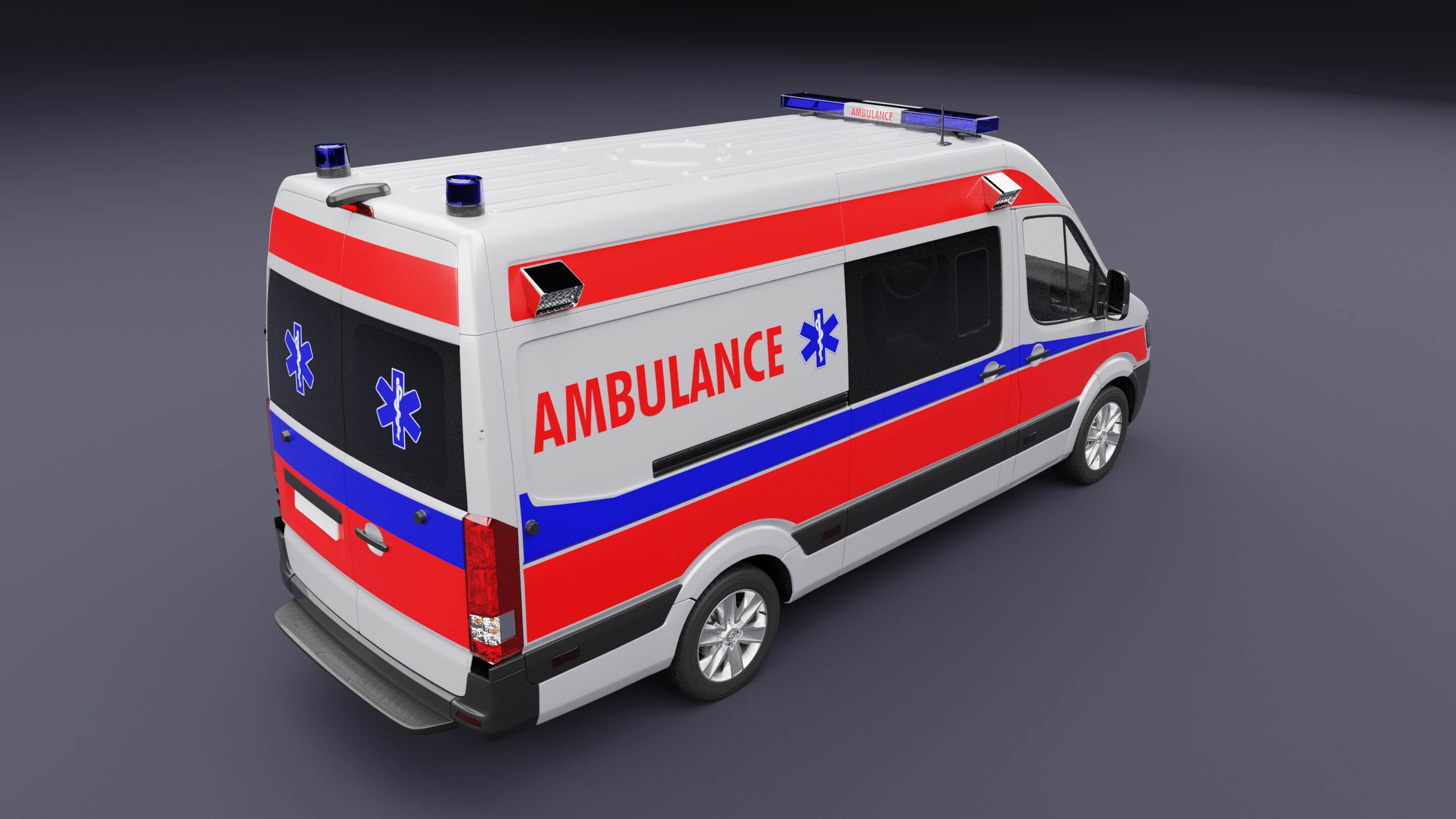 Ambulance Honda 3D Model