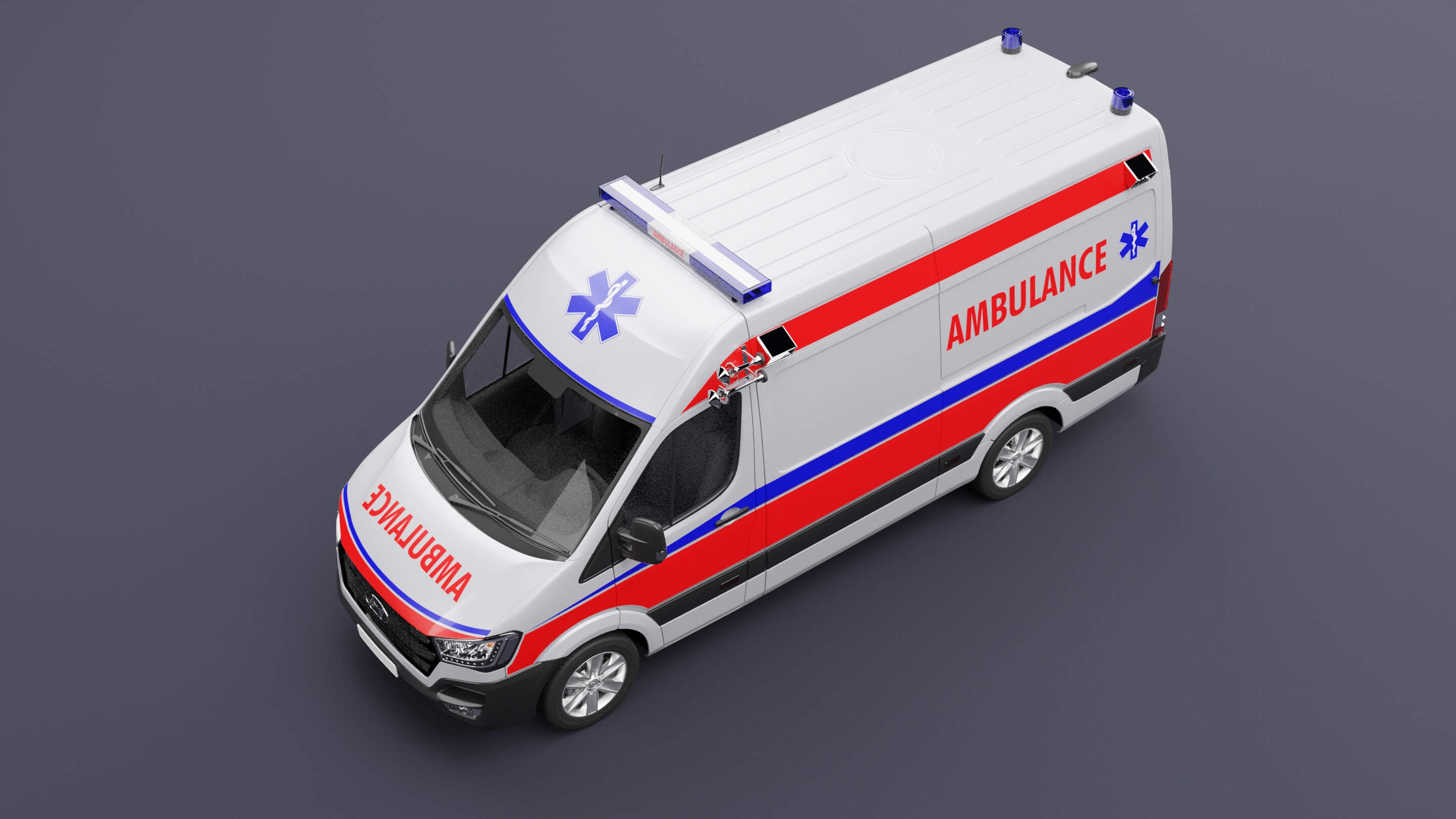 Ambulance Honda 3D Model