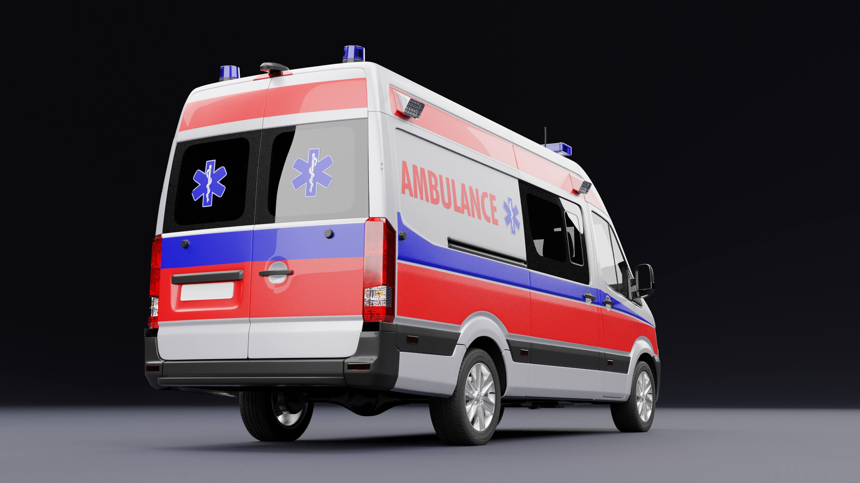 Ambulance Honda 3D Model