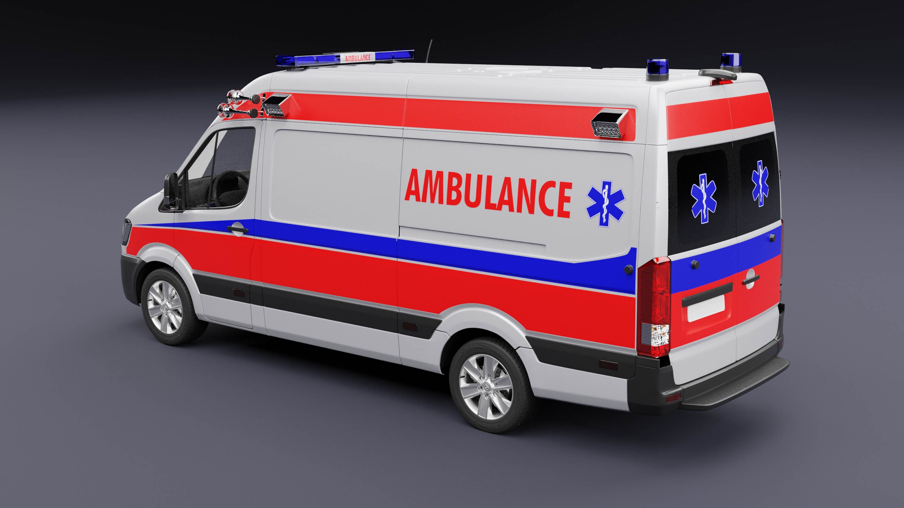Ambulance Honda 3D Model