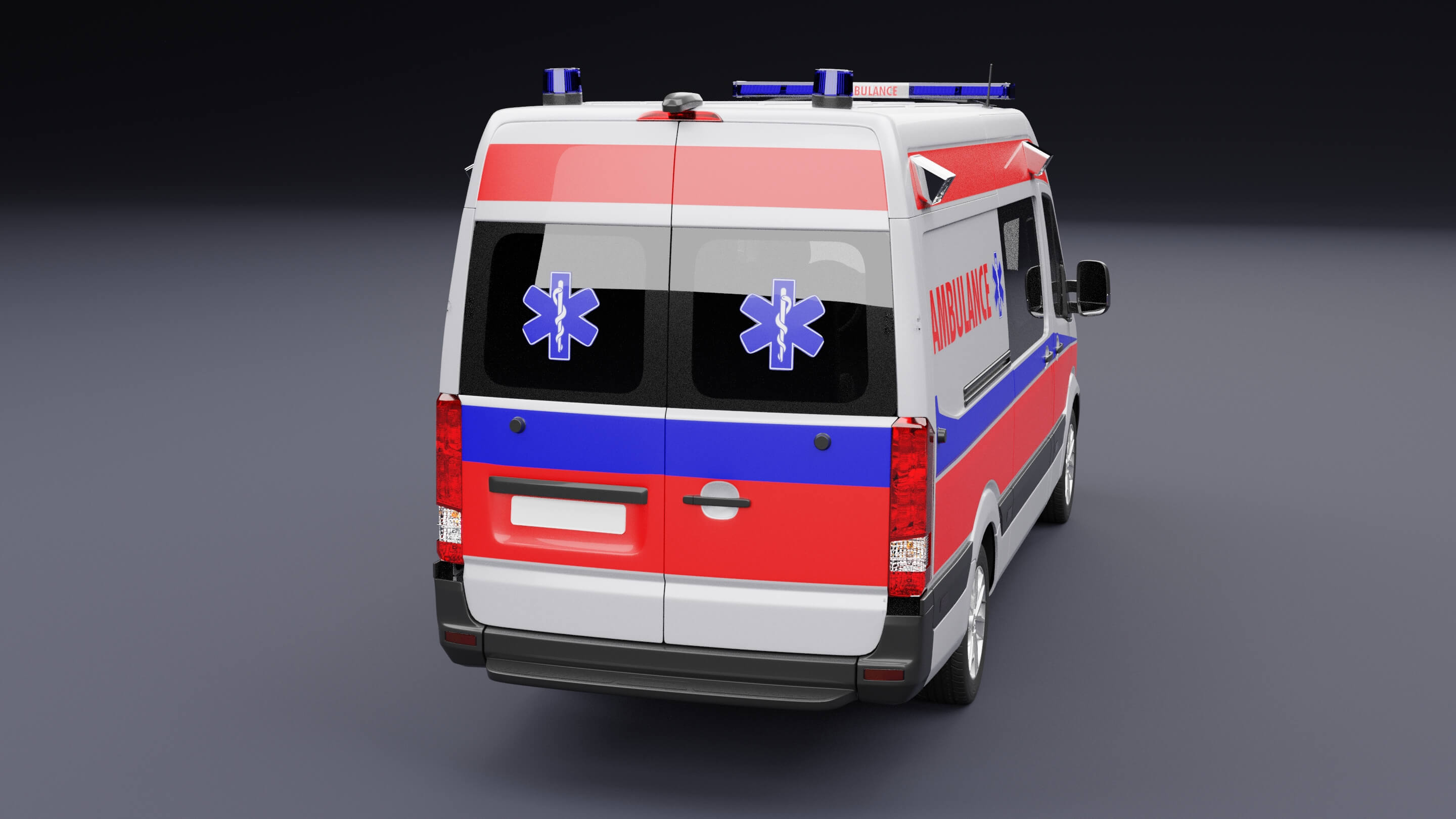 Ambulance Honda 3D Model